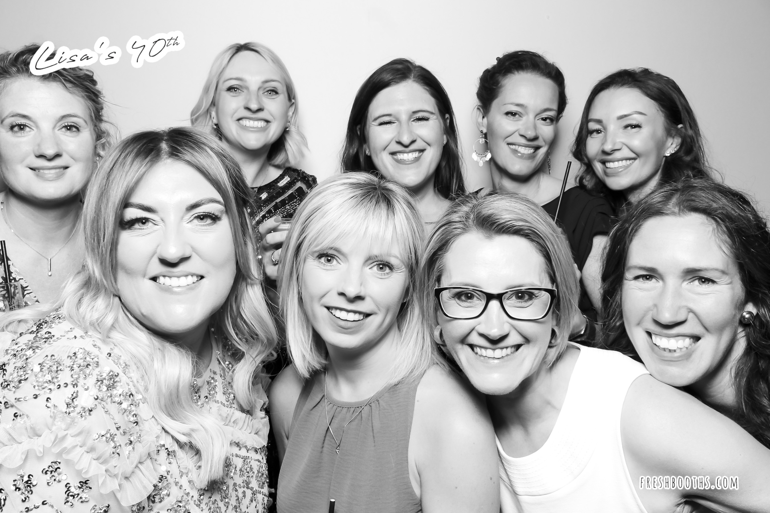 Lisa's 40th Birthday - Glam Booth | View more photos from the event at gallery.freshbooths.com/u/FreshBooths/Lisas-40th-Birthday-Glam-Booth
