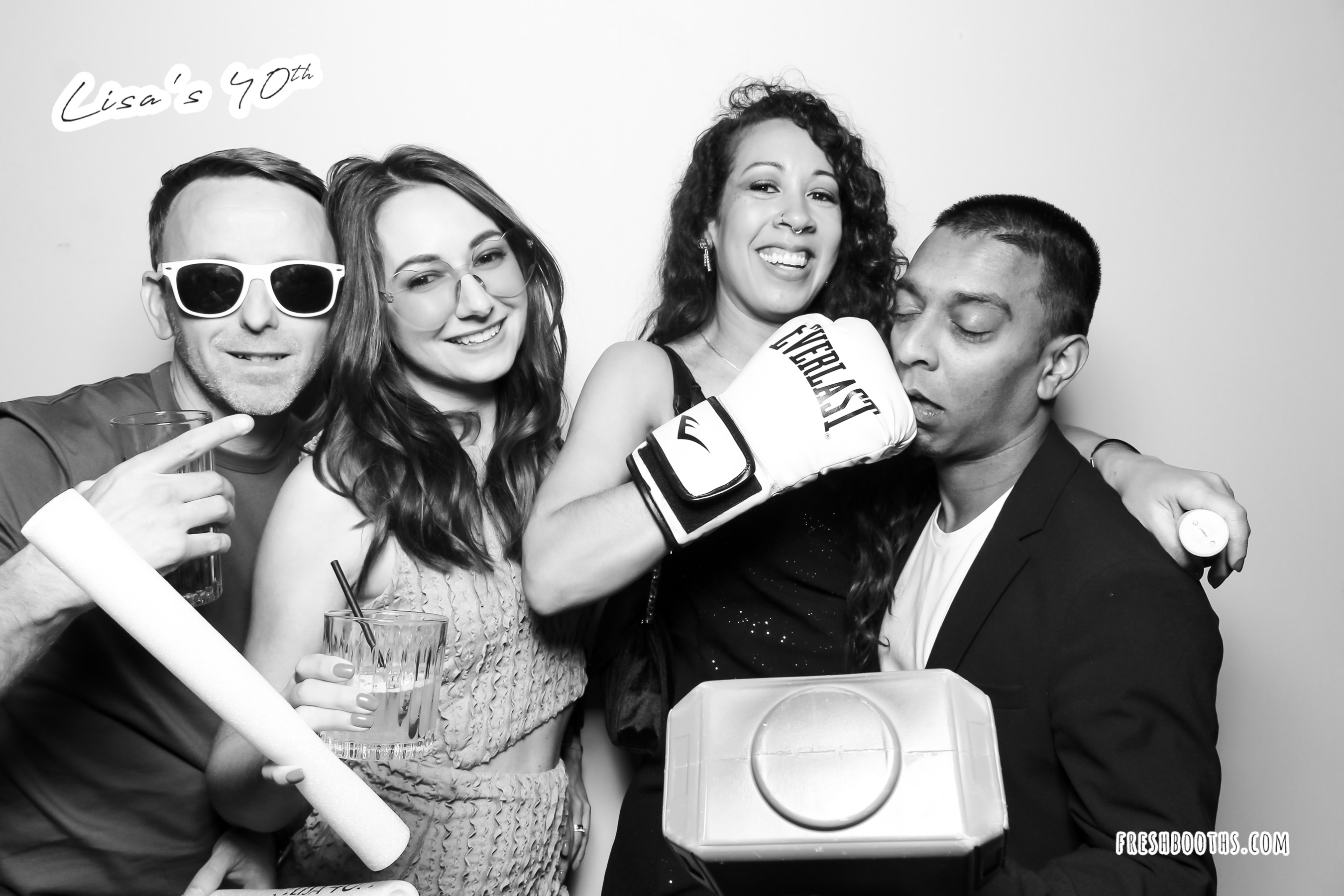Lisa's 40th Birthday - Glam Booth | View more photos from the event at gallery.freshbooths.com/u/FreshBooths/Lisas-40th-Birthday-Glam-Booth