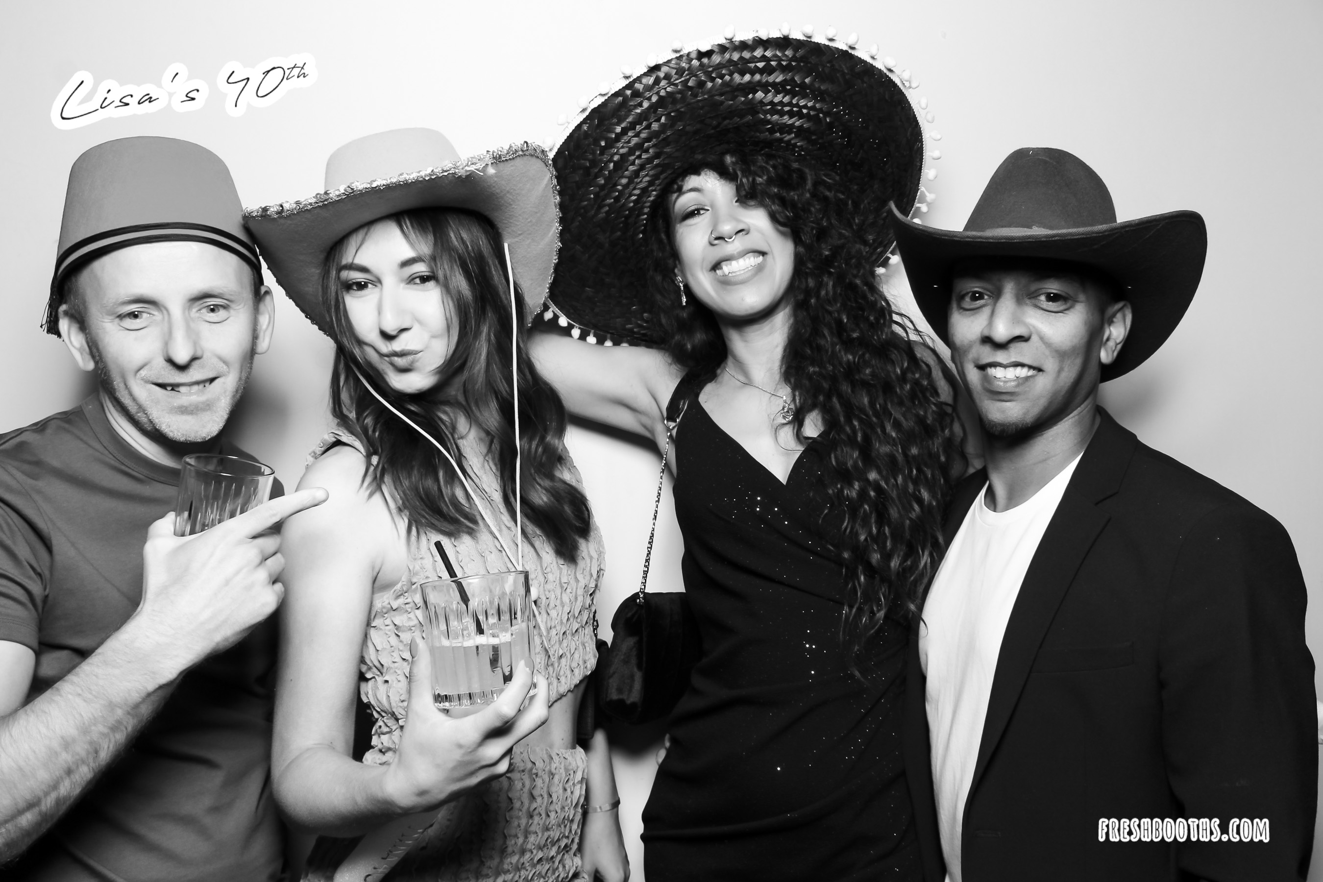 Lisa's 40th Birthday - Glam Booth | View more photos from the event at gallery.freshbooths.com/u/FreshBooths/Lisas-40th-Birthday-Glam-Booth