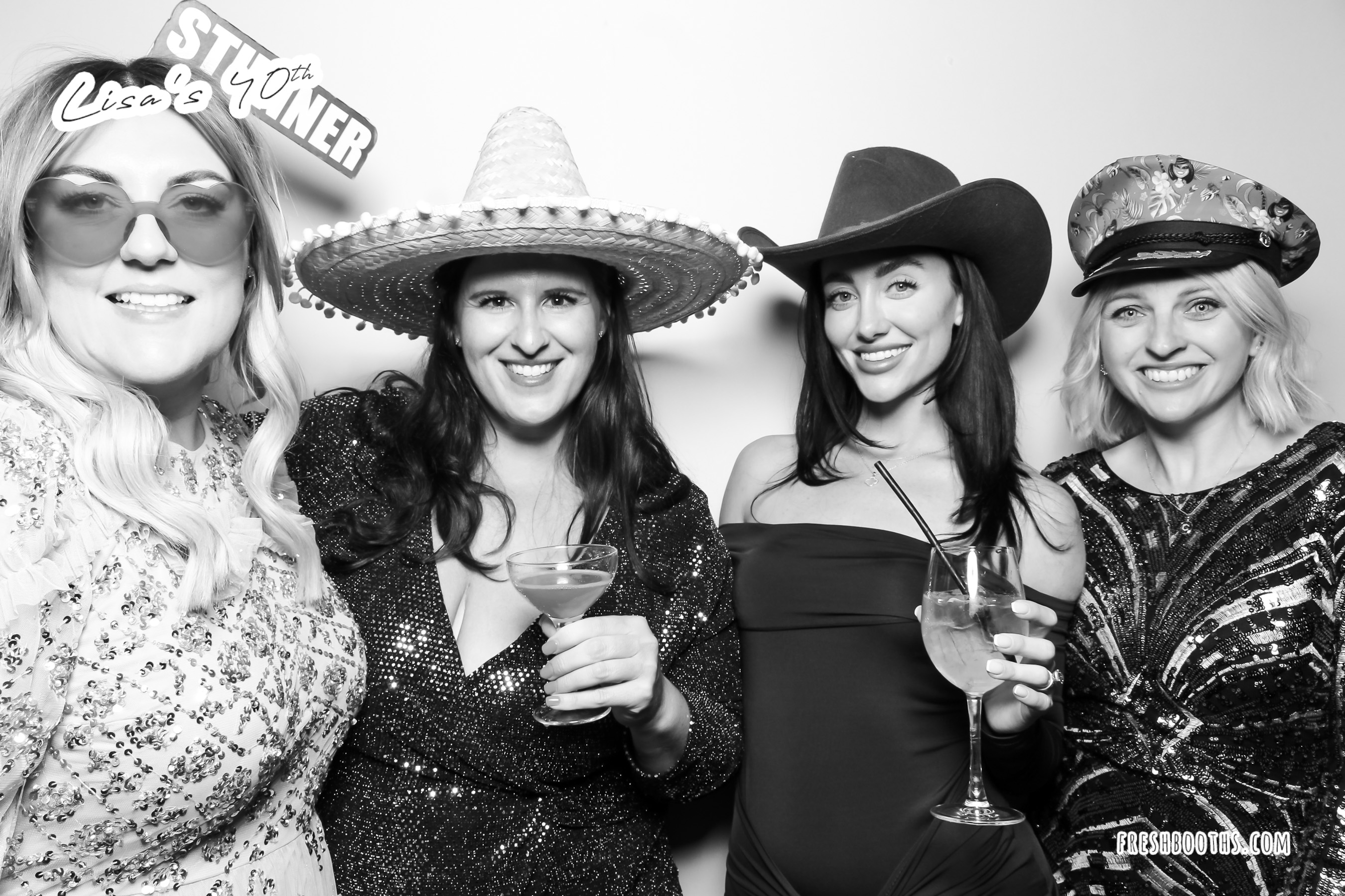 Lisa's 40th Birthday - Glam Booth | View more photos from the event at gallery.freshbooths.com/u/FreshBooths/Lisas-40th-Birthday-Glam-Booth
