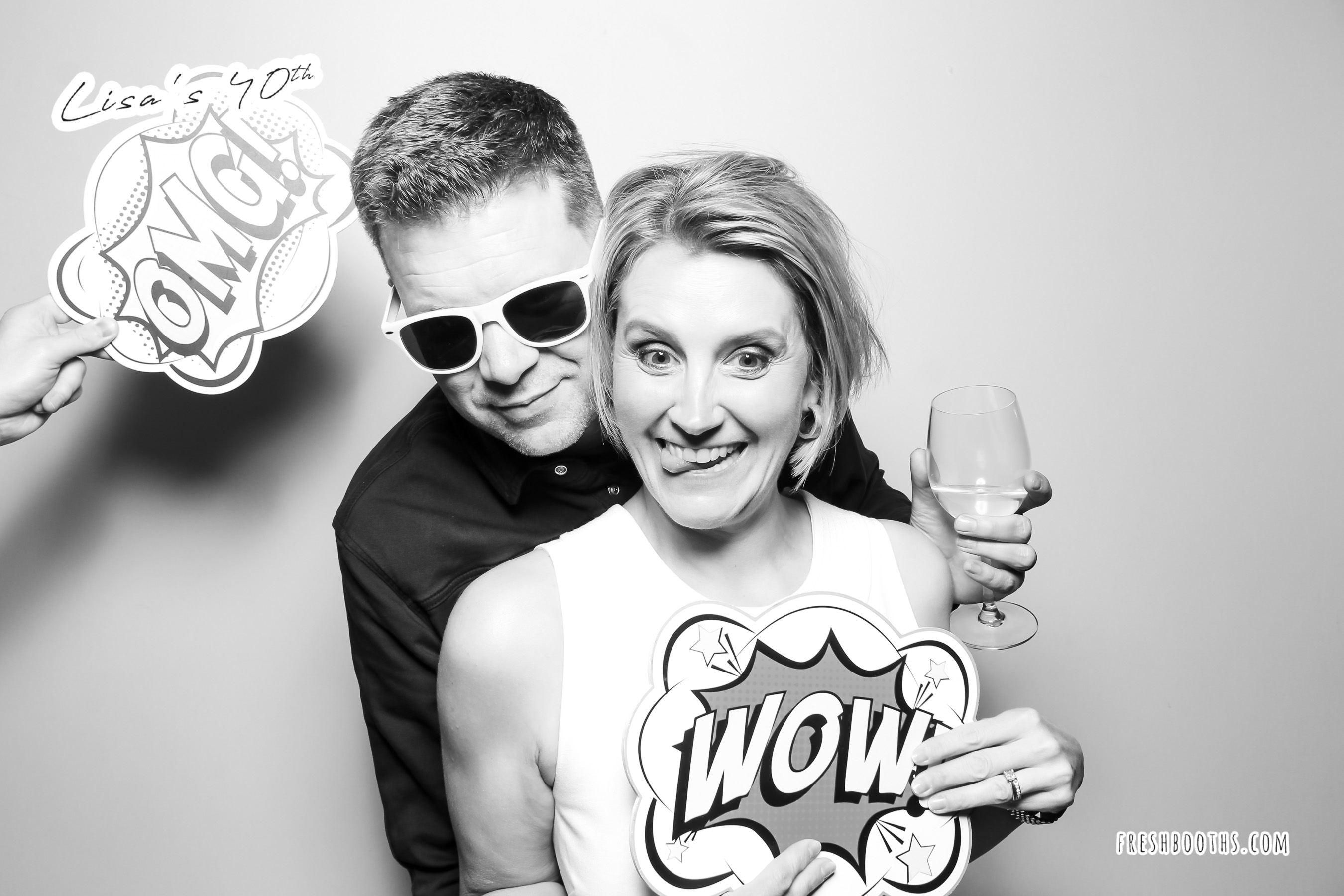 Lisa's 40th Birthday - Glam Booth | View more photos from the event at gallery.freshbooths.com/u/FreshBooths/Lisas-40th-Birthday-Glam-Booth