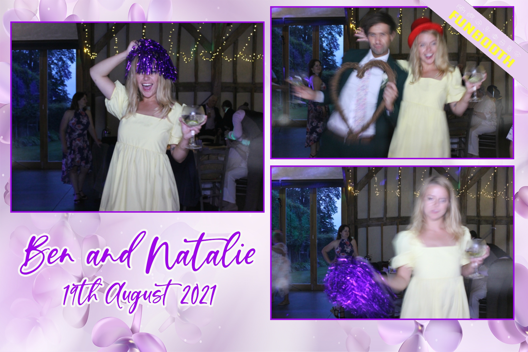 Ben and Natalie's Wedding | View more photos from the event at gallery.funbooth.uk.com/u/FunboothLTD1/Ben-and-Natalies-Wedding