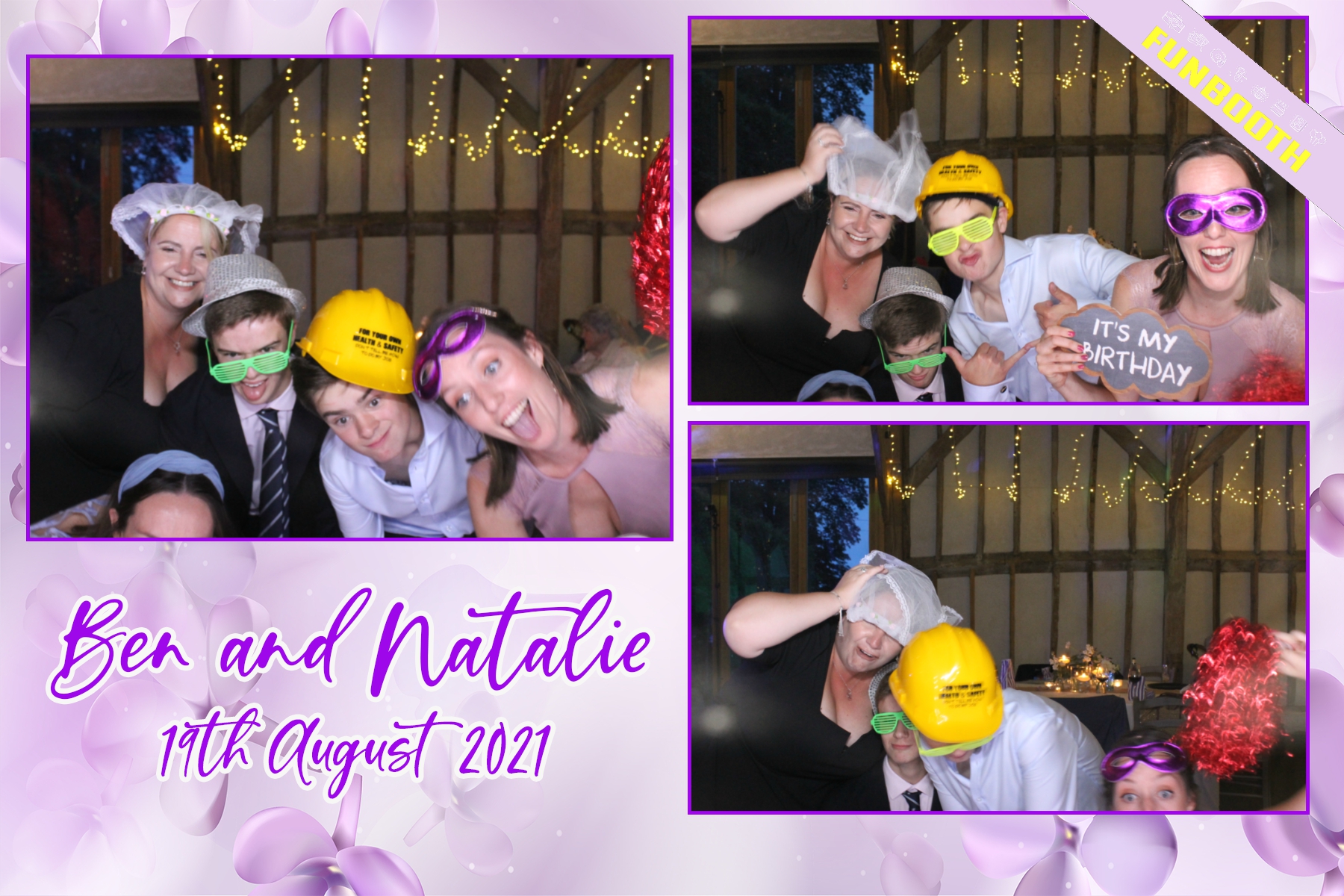 Ben and Natalie's Wedding | View more photos from the event at gallery.funbooth.uk.com/u/FunboothLTD1/Ben-and-Natalies-Wedding
