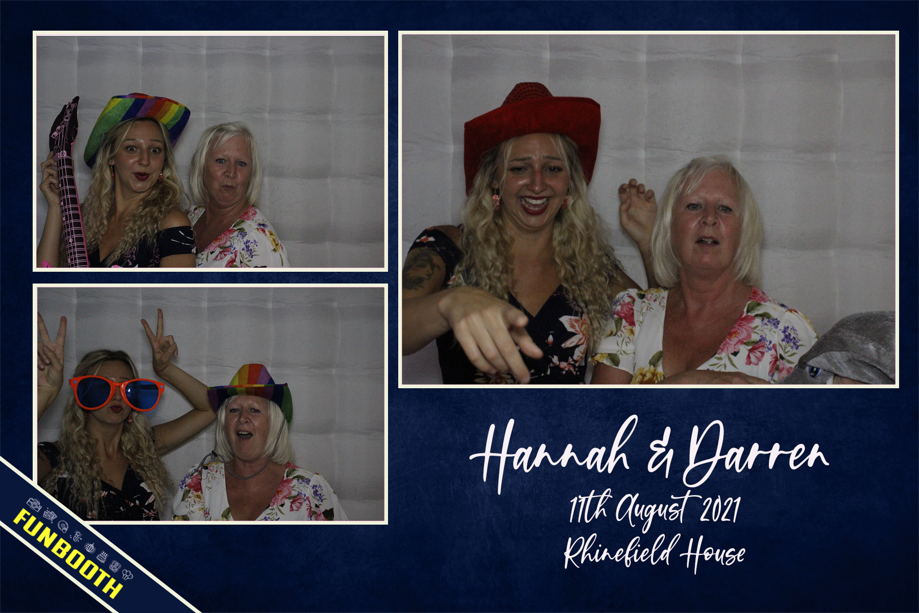 Hannah & Darren  | View more photos from the event at gallery.funbooth.uk.com/u/FunboothLTD1/Hannah-Darren