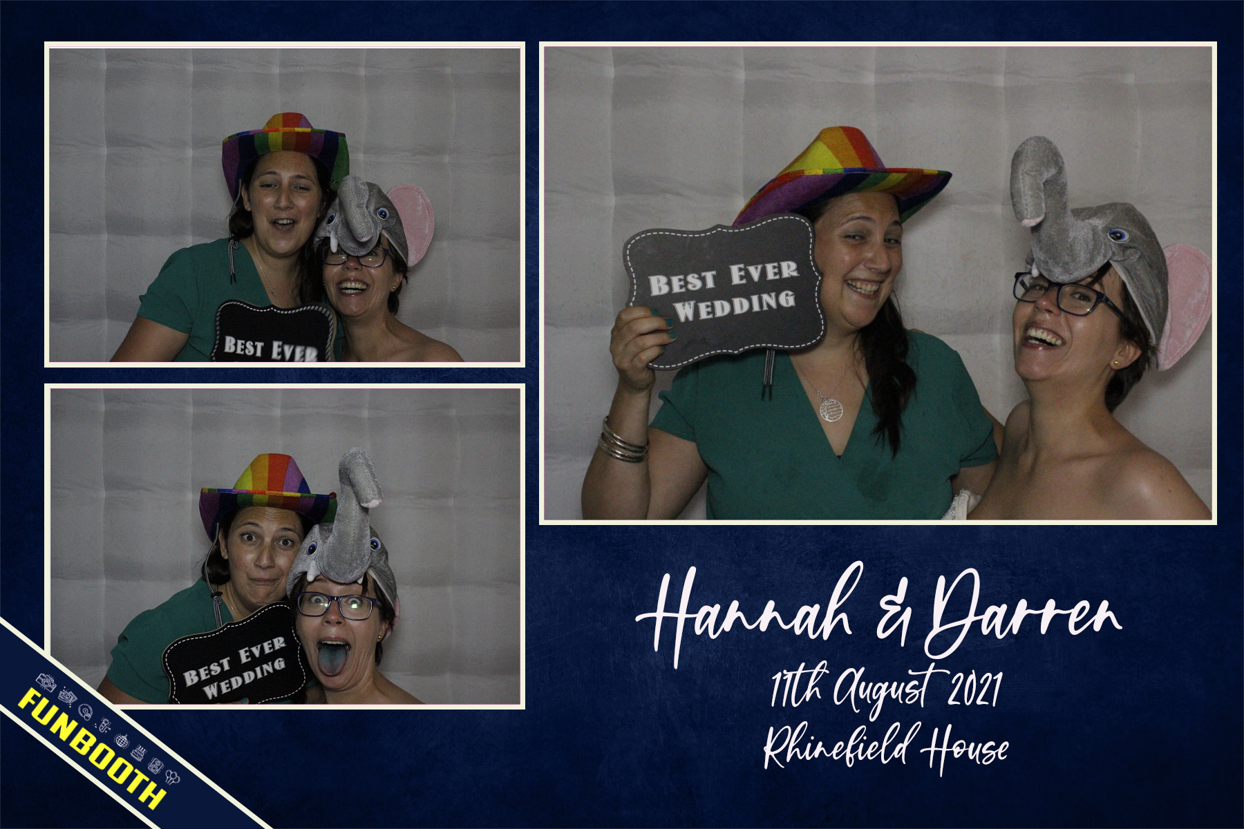 Hannah & Darren  | View more photos from the event at gallery.funbooth.uk.com/u/FunboothLTD1/Hannah-Darren