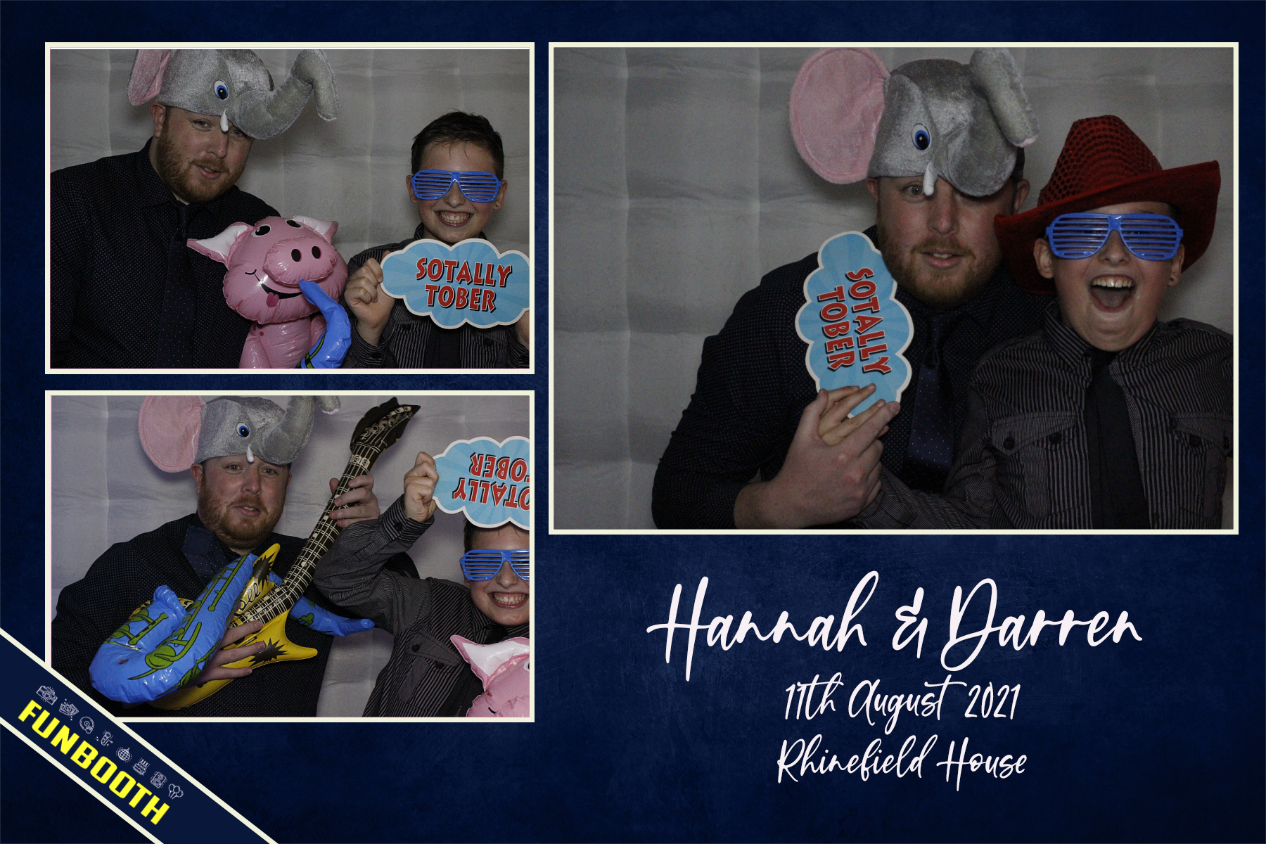 Hannah & Darren  | View more photos from the event at gallery.funbooth.uk.com/u/FunboothLTD1/Hannah-Darren
