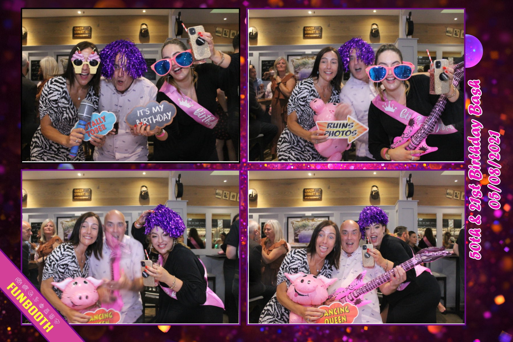 Joint 21st and 50th Birthday Bash | View more photos from the event at gallery.funbooth.uk.com/u/FunboothLTD1/Joint-21st-and-50th-Birthday-Bash