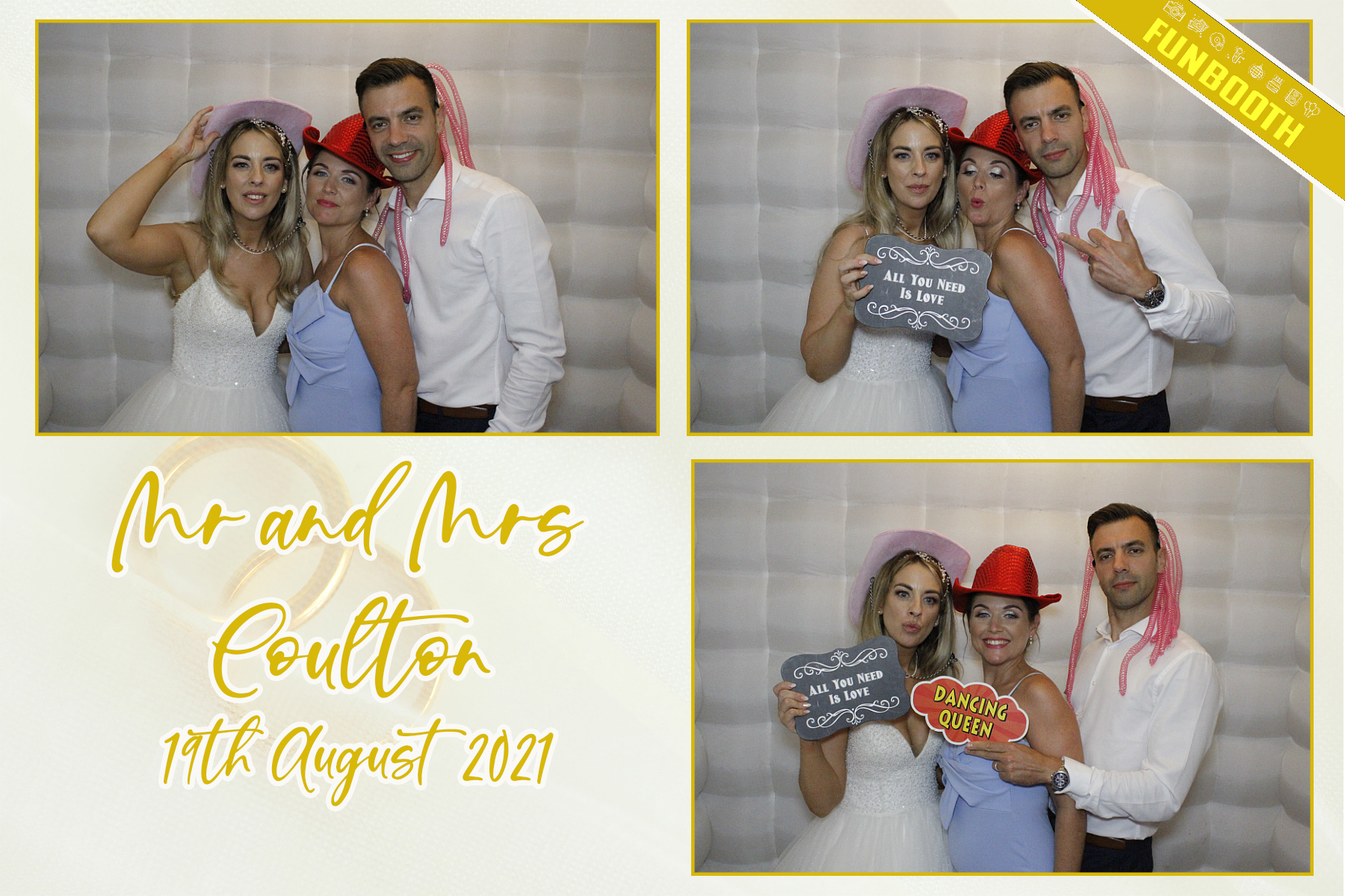Mr & Mrs Coulton's Wedding | View more photos from the event at gallery.funbooth.uk.com/u/FunboothLTD1/Mr-Mrs-Coultons-Wedding