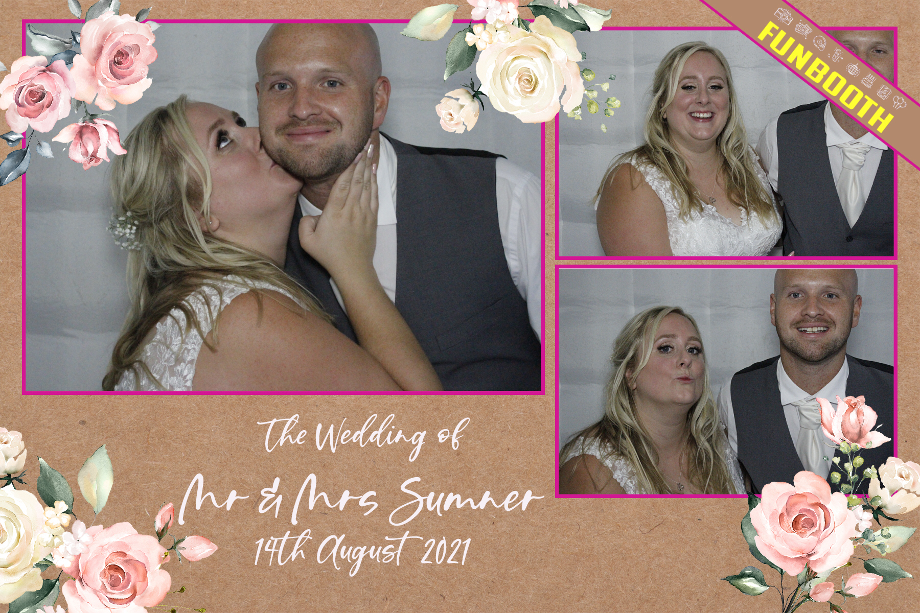 Mr & Mrs Sumner's Wedding | View more photos from the event at gallery.funbooth.uk.com/u/FunboothLTD1/Mr-Mrs-Sumners-Wedding