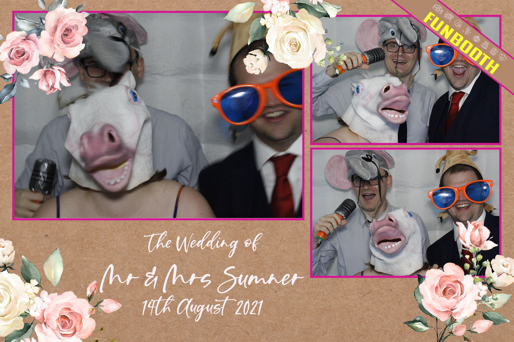 Mr & Mrs Sumner's Wedding | View more photos from the event at gallery.funbooth.uk.com/u/FunboothLTD1/Mr-Mrs-Sumners-Wedding