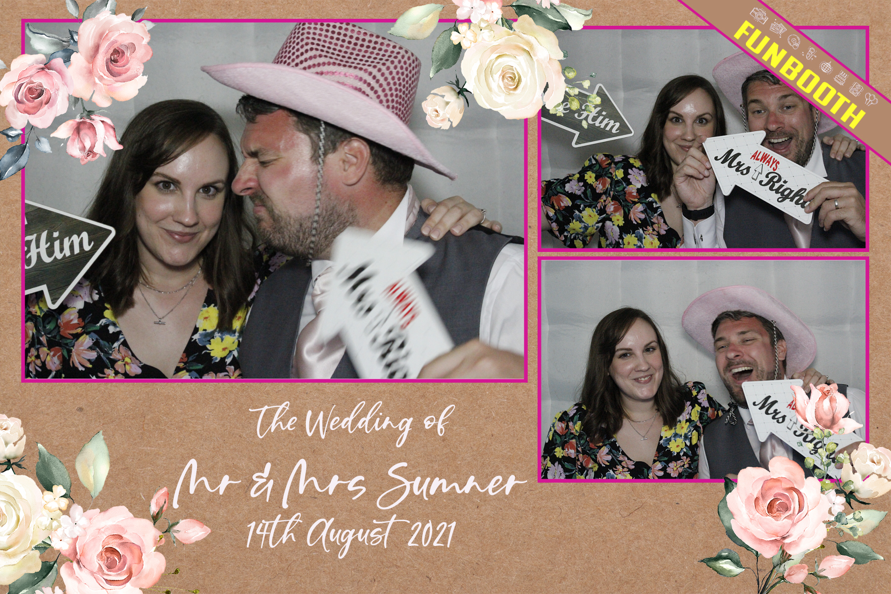 Mr & Mrs Sumner's Wedding | View more photos from the event at gallery.funbooth.uk.com/u/FunboothLTD1/Mr-Mrs-Sumners-Wedding