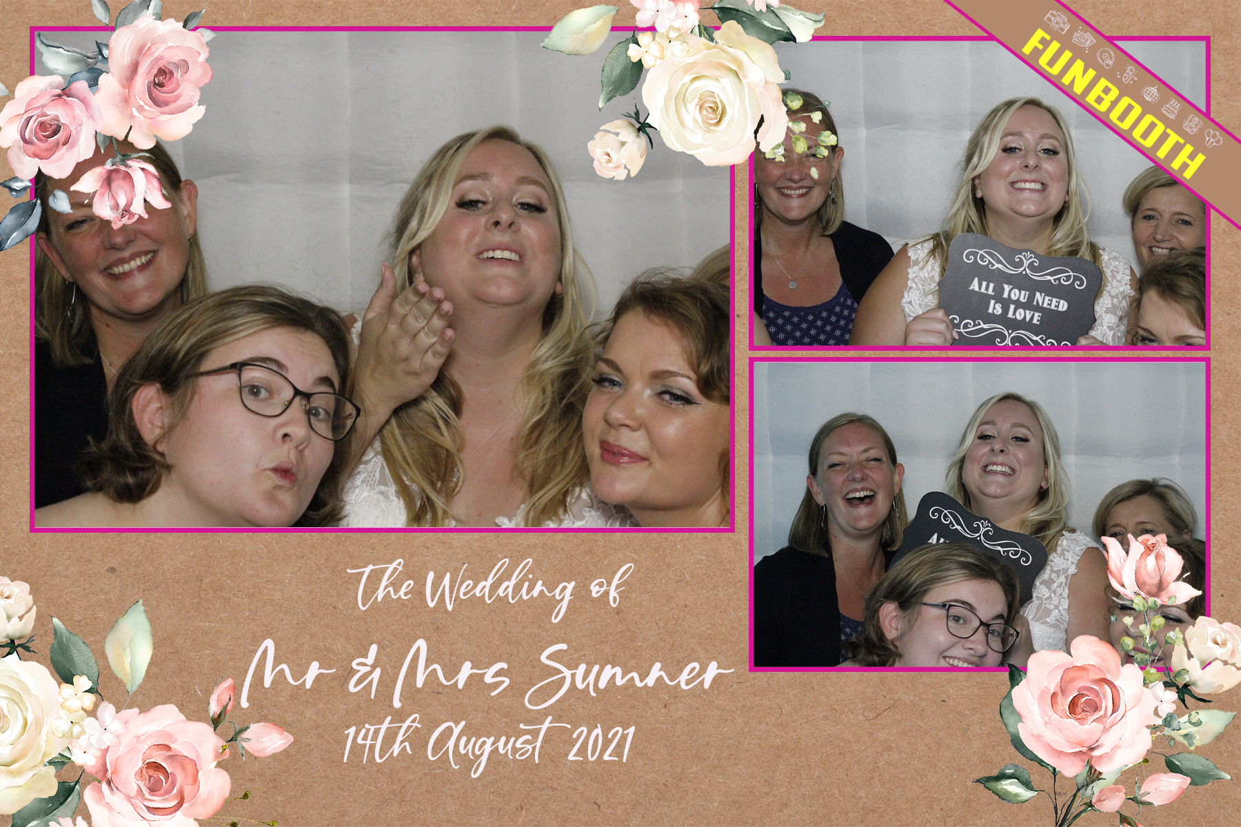 Mr & Mrs Sumner's Wedding | View more photos from the event at gallery.funbooth.uk.com/u/FunboothLTD1/Mr-Mrs-Sumners-Wedding