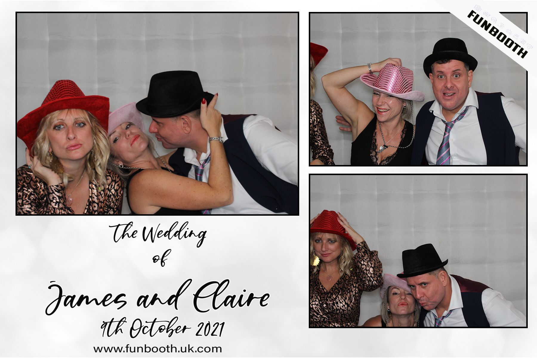 The Wedding of James & Claire | View more photos from the event at gallery.funbooth.uk.com/u/FunboothLTD1/The-Wedding-of-James-Claire