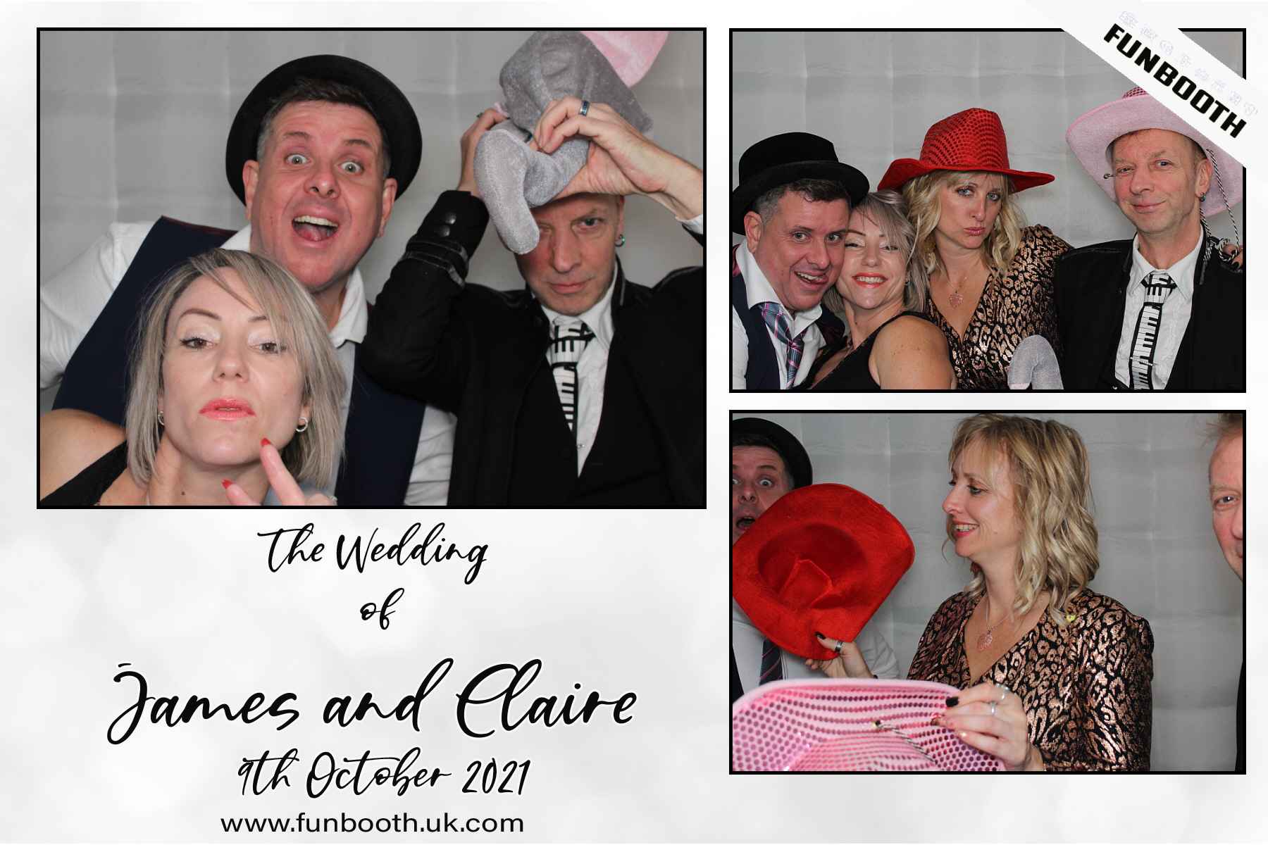 The Wedding of James & Claire | View more photos from the event at gallery.funbooth.uk.com/u/FunboothLTD1/The-Wedding-of-James-Claire