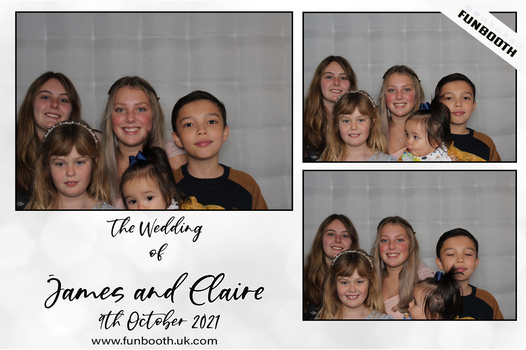 The Wedding of James & Claire | View more photos from the event at gallery.funbooth.uk.com/u/FunboothLTD1/The-Wedding-of-James-Claire