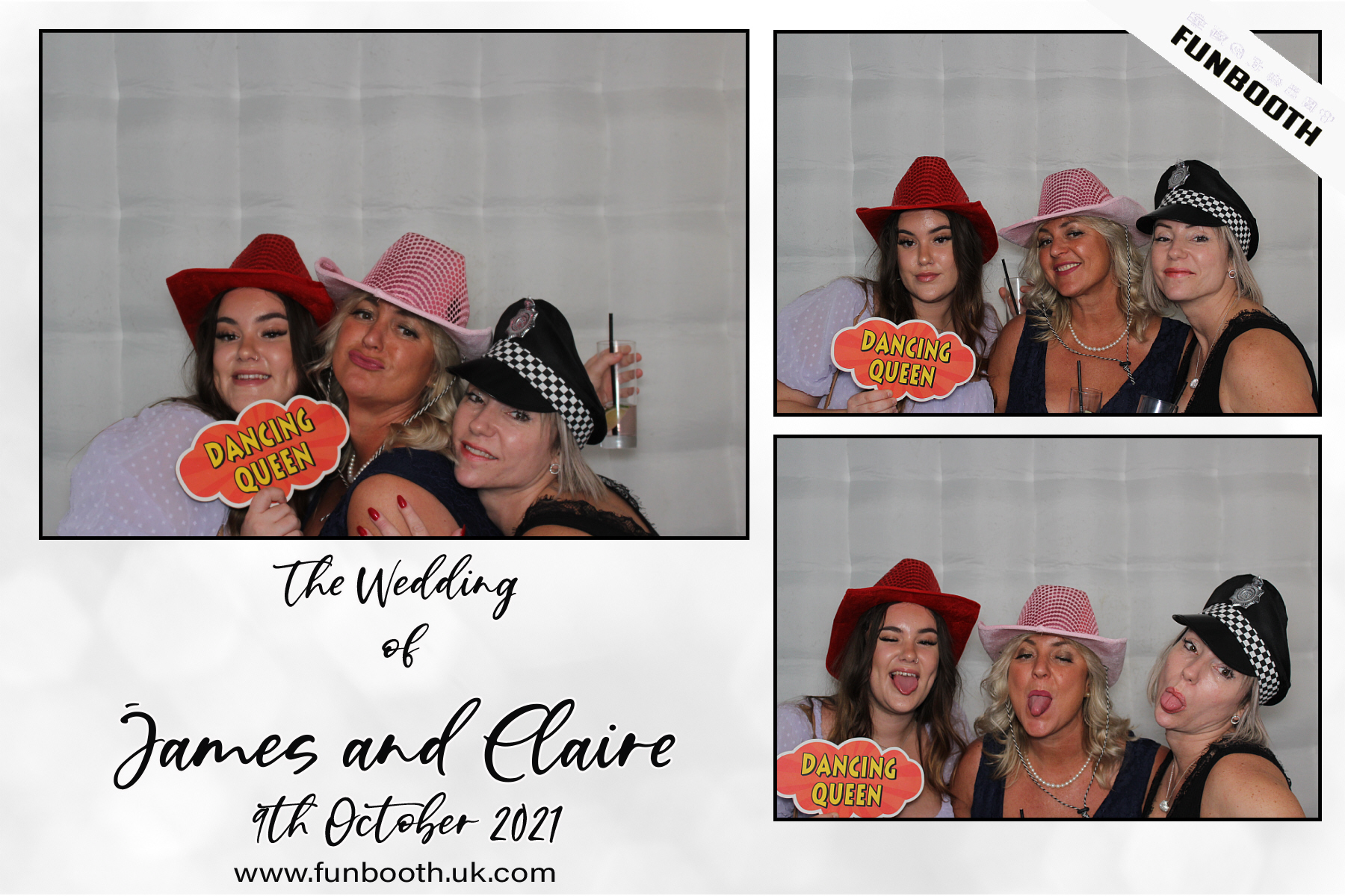 The Wedding of James & Claire | View more photos from the event at gallery.funbooth.uk.com/u/FunboothLTD1/The-Wedding-of-James-Claire