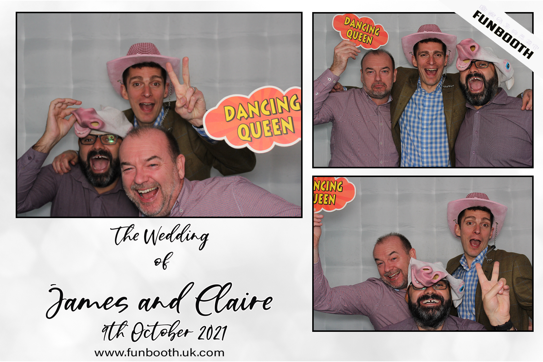 The Wedding of James & Claire | View more photos from the event at gallery.funbooth.uk.com/u/FunboothLTD1/The-Wedding-of-James-Claire