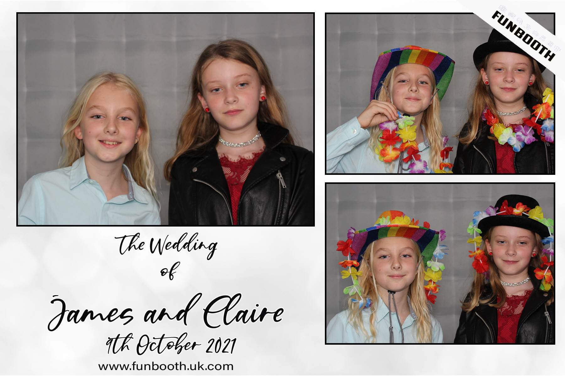 The Wedding of James & Claire | View more photos from the event at gallery.funbooth.uk.com/u/FunboothLTD1/The-Wedding-of-James-Claire