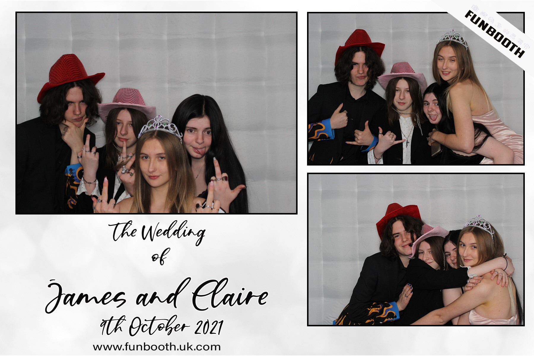 The Wedding of James & Claire | View more photos from the event at gallery.funbooth.uk.com/u/FunboothLTD1/The-Wedding-of-James-Claire