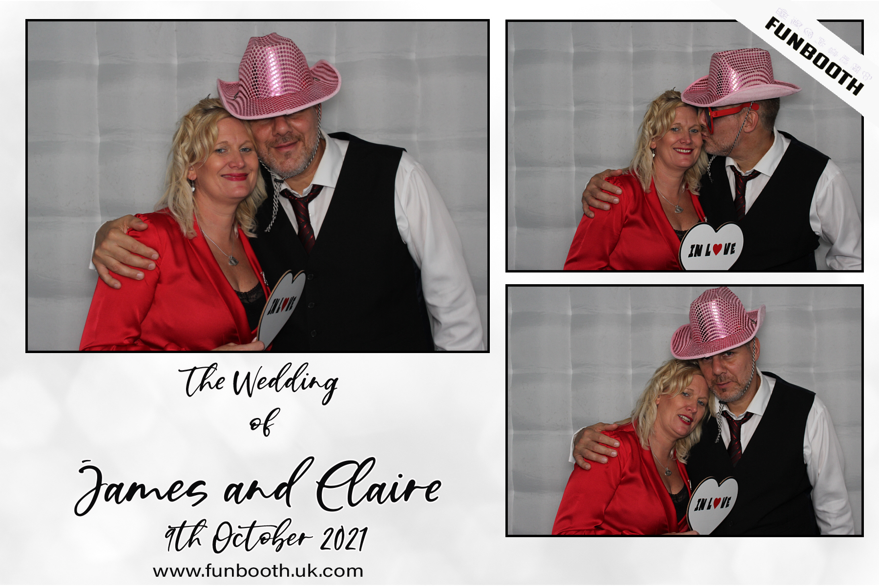 The Wedding of James & Claire | View more photos from the event at gallery.funbooth.uk.com/u/FunboothLTD1/The-Wedding-of-James-Claire