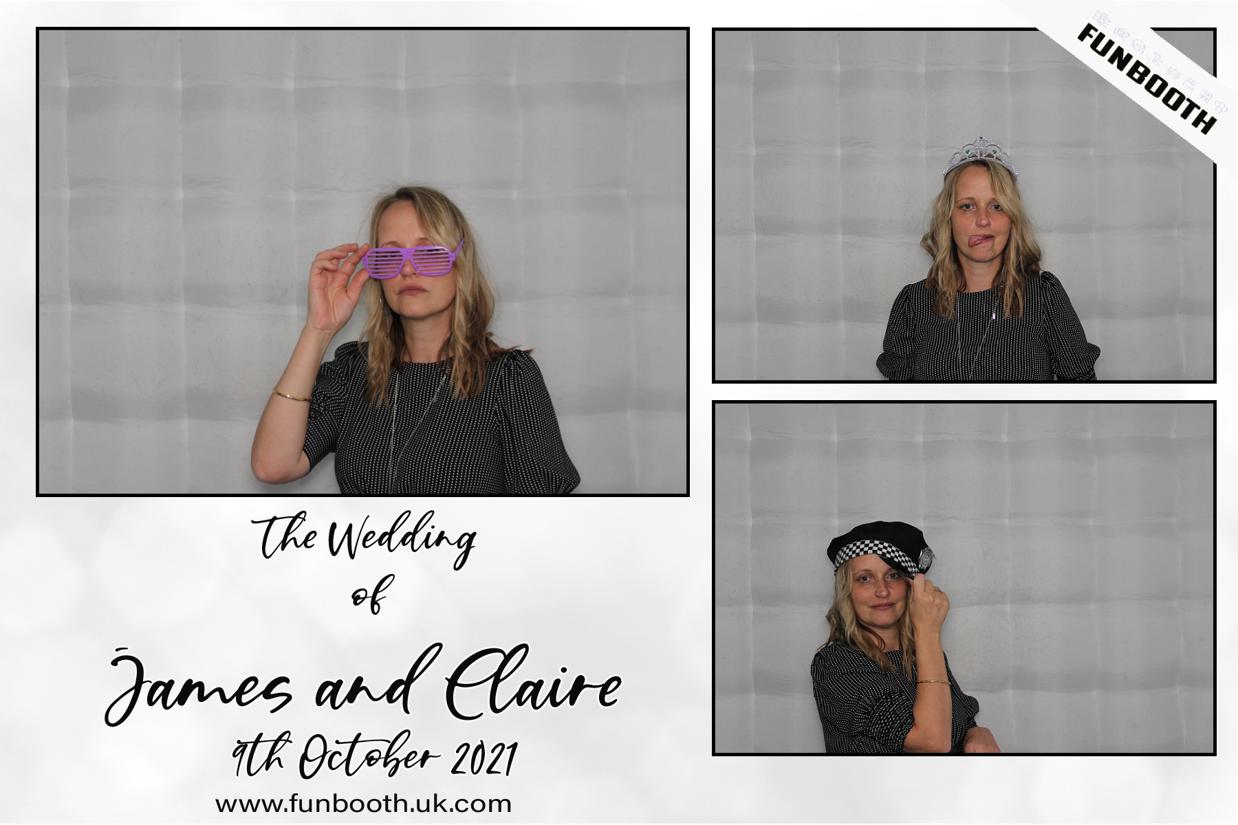 The Wedding of James & Claire | View more photos from the event at gallery.funbooth.uk.com/u/FunboothLTD1/The-Wedding-of-James-Claire