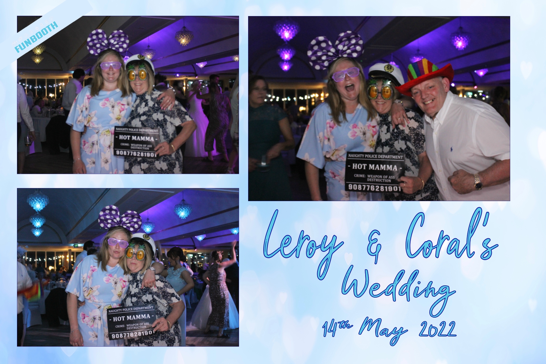 Leroy & Coral's Wedding | View more photos from the event at gallery.funbooth.uk.com/u/FunboothLTD1/Leroy-Corals-Wedding