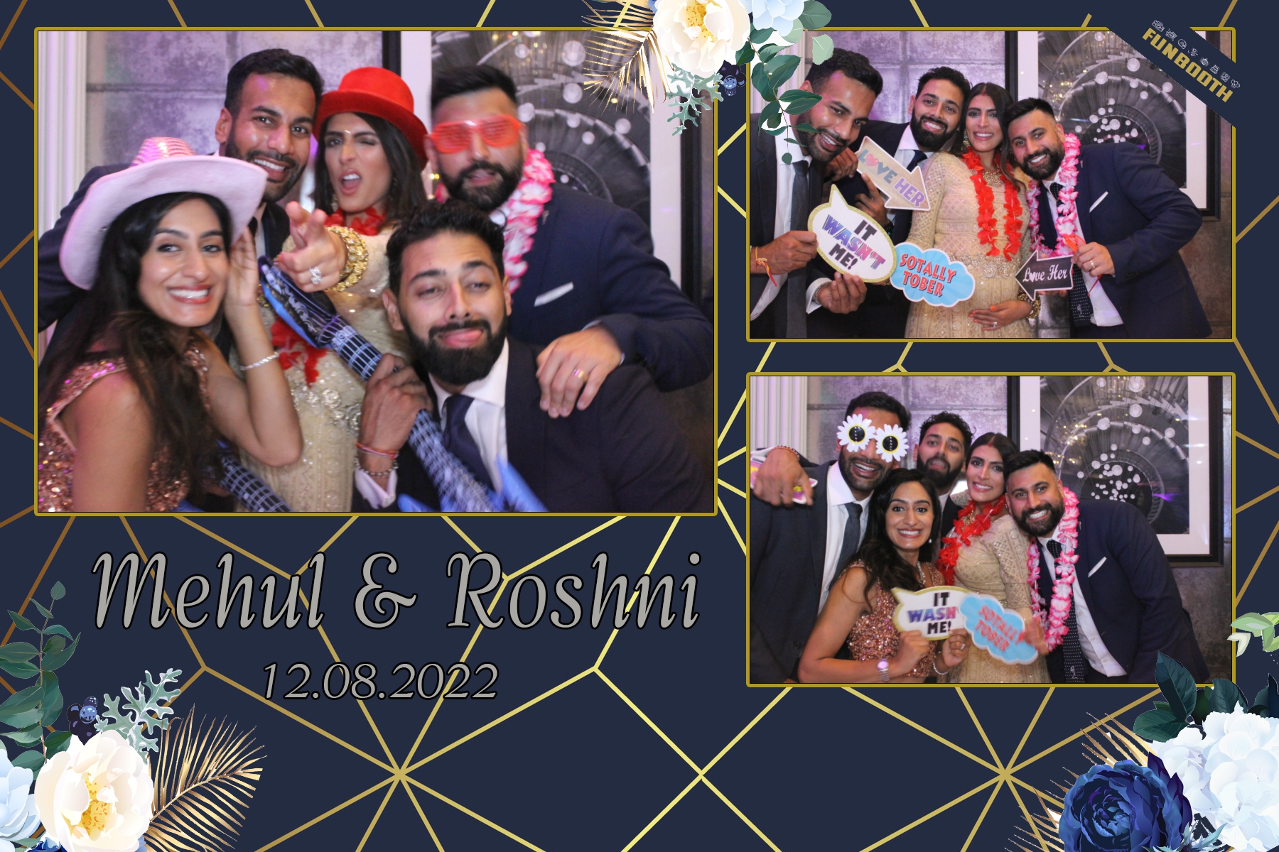 Mehul & Roshni | View more photos from the event at gallery.funbooth.uk.com/u/FunboothLTD1/Mehul-Roshni