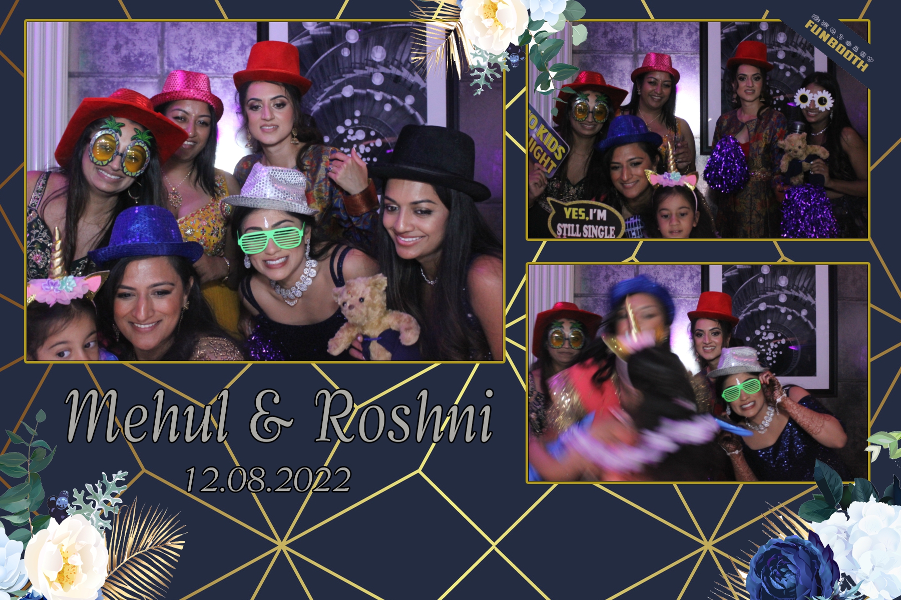 Mehul & Roshni | View more photos from the event at gallery.funbooth.uk.com/u/FunboothLTD1/Mehul-Roshni