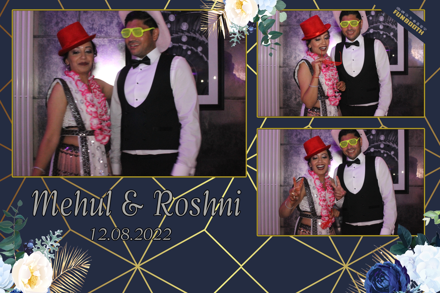 Mehul & Roshni | View more photos from the event at gallery.funbooth.uk.com/u/FunboothLTD1/Mehul-Roshni