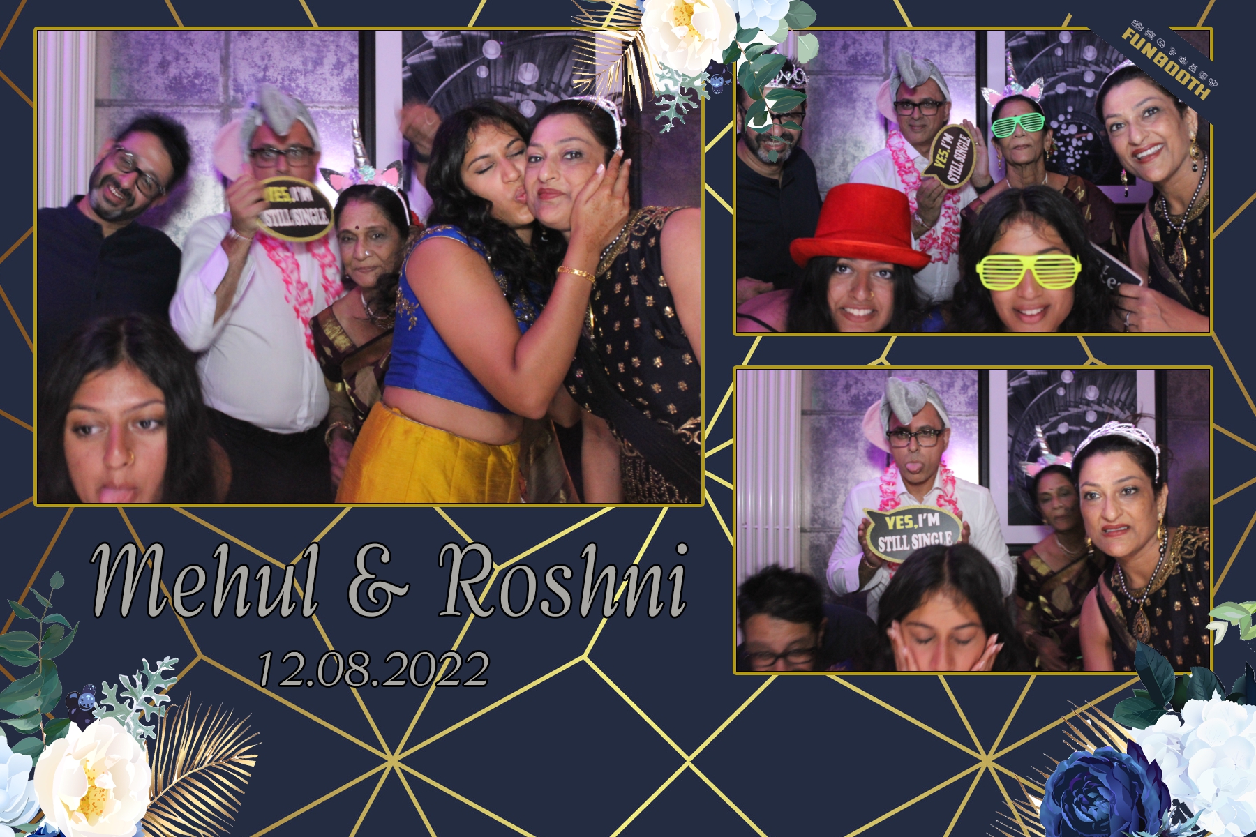 Mehul & Roshni | View more photos from the event at gallery.funbooth.uk.com/u/FunboothLTD1/Mehul-Roshni