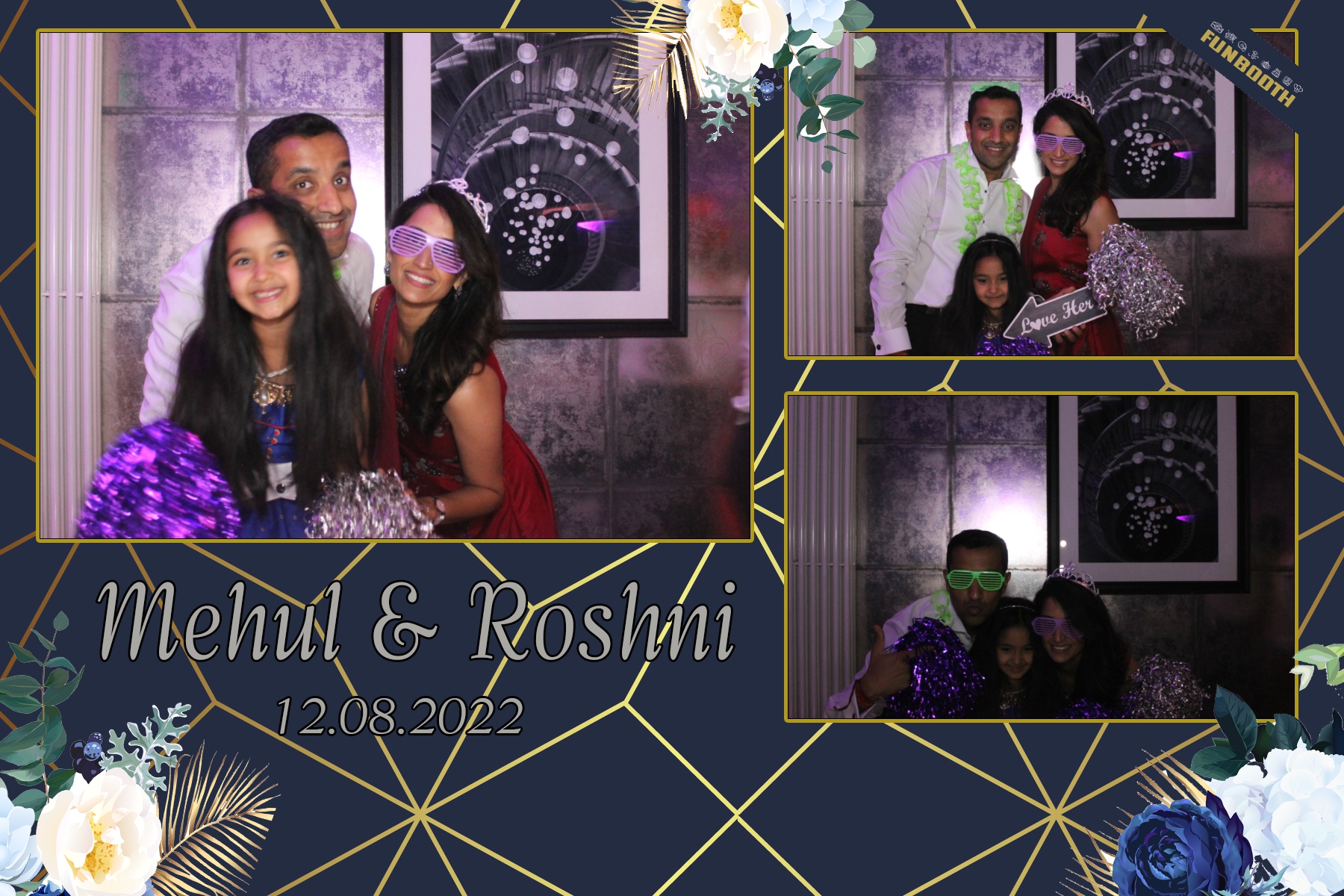 Mehul & Roshni | View more photos from the event at gallery.funbooth.uk.com/u/FunboothLTD1/Mehul-Roshni