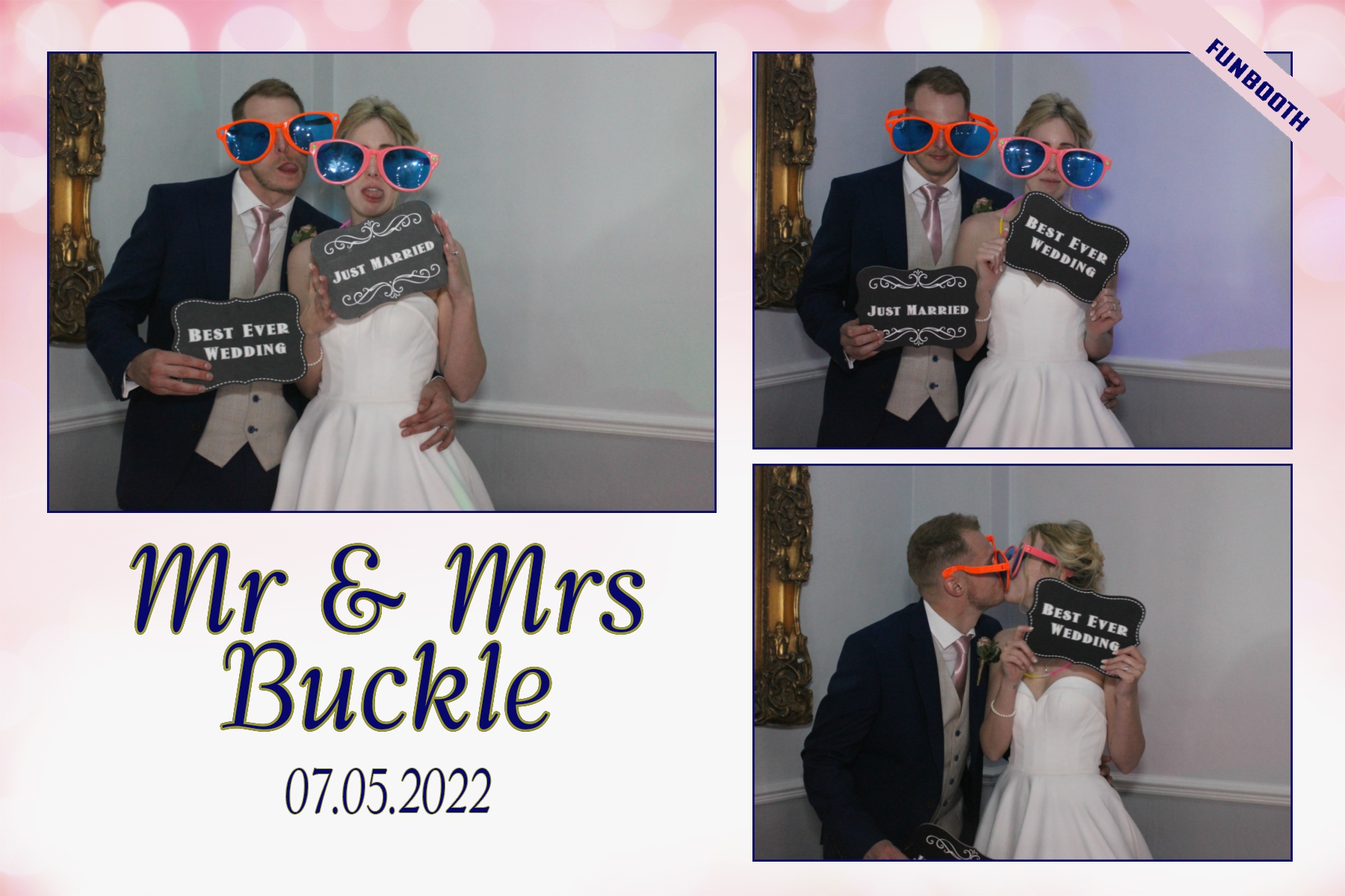 Mr & Mrs Buckle | View more photos from the event at gallery.funbooth.uk.com/u/FunboothLTD1/Mr-Mrs-Buckle