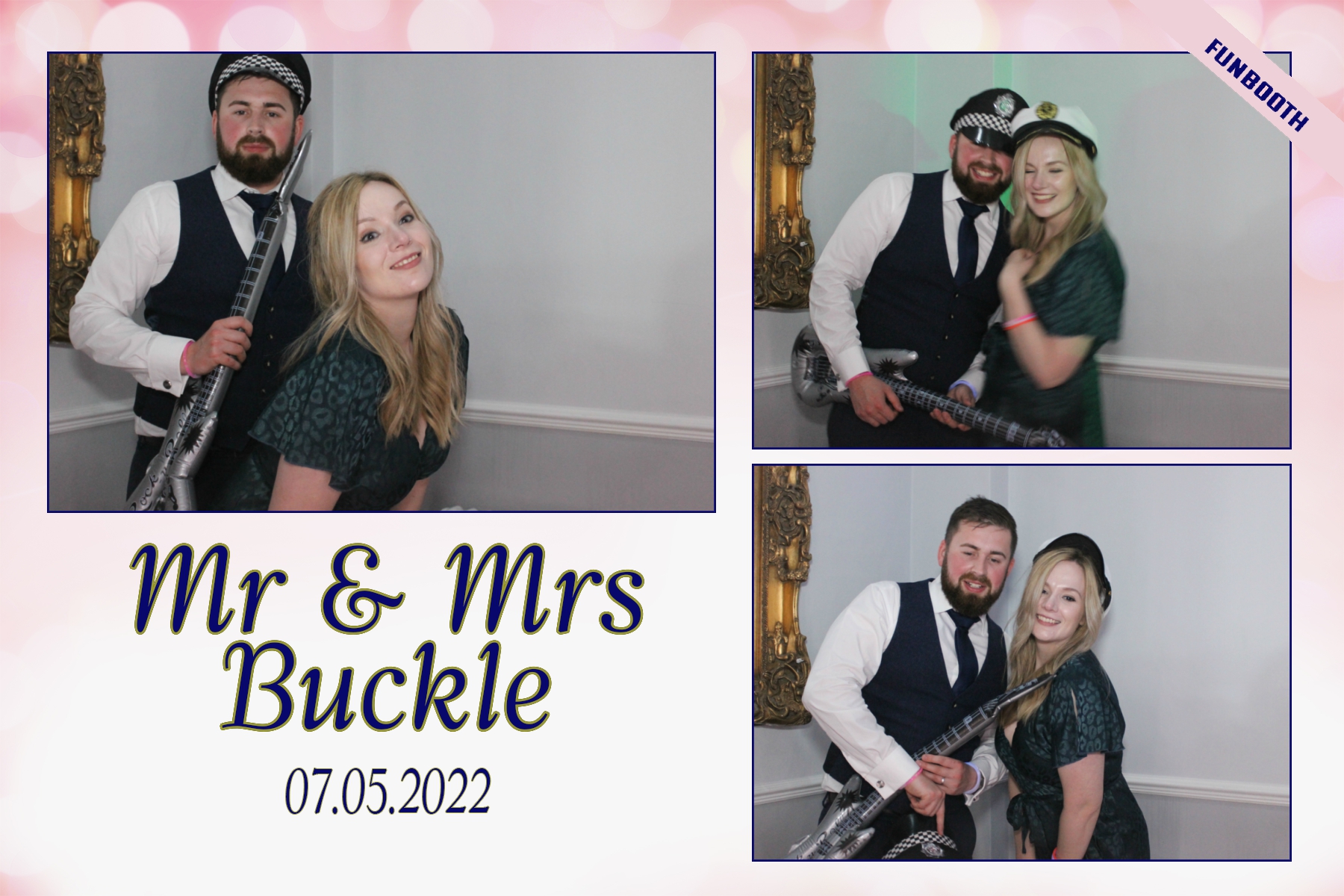 Mr & Mrs Buckle | View more photos from the event at gallery.funbooth.uk.com/u/FunboothLTD1/Mr-Mrs-Buckle