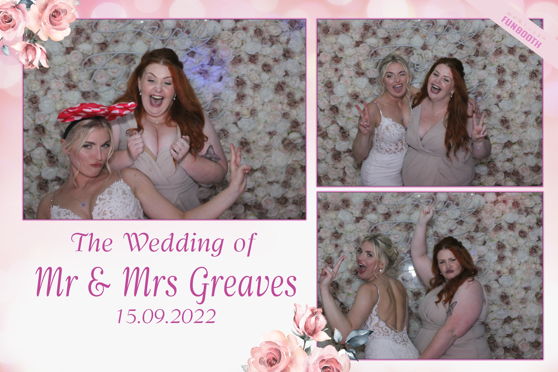 Mr & Mrs Greaves | View more photos from the event at gallery.funbooth.uk.com/u/FunboothLTD1/Mr-Mrs-Greaves