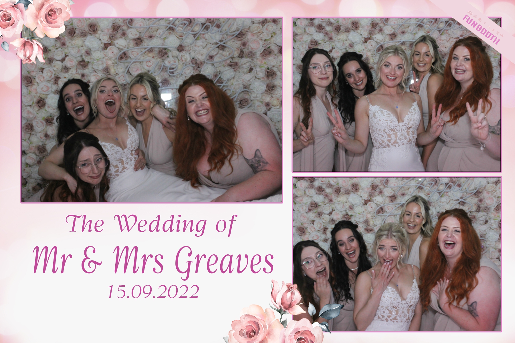 Mr & Mrs Greaves | View more photos from the event at gallery.funbooth.uk.com/u/FunboothLTD1/Mr-Mrs-Greaves