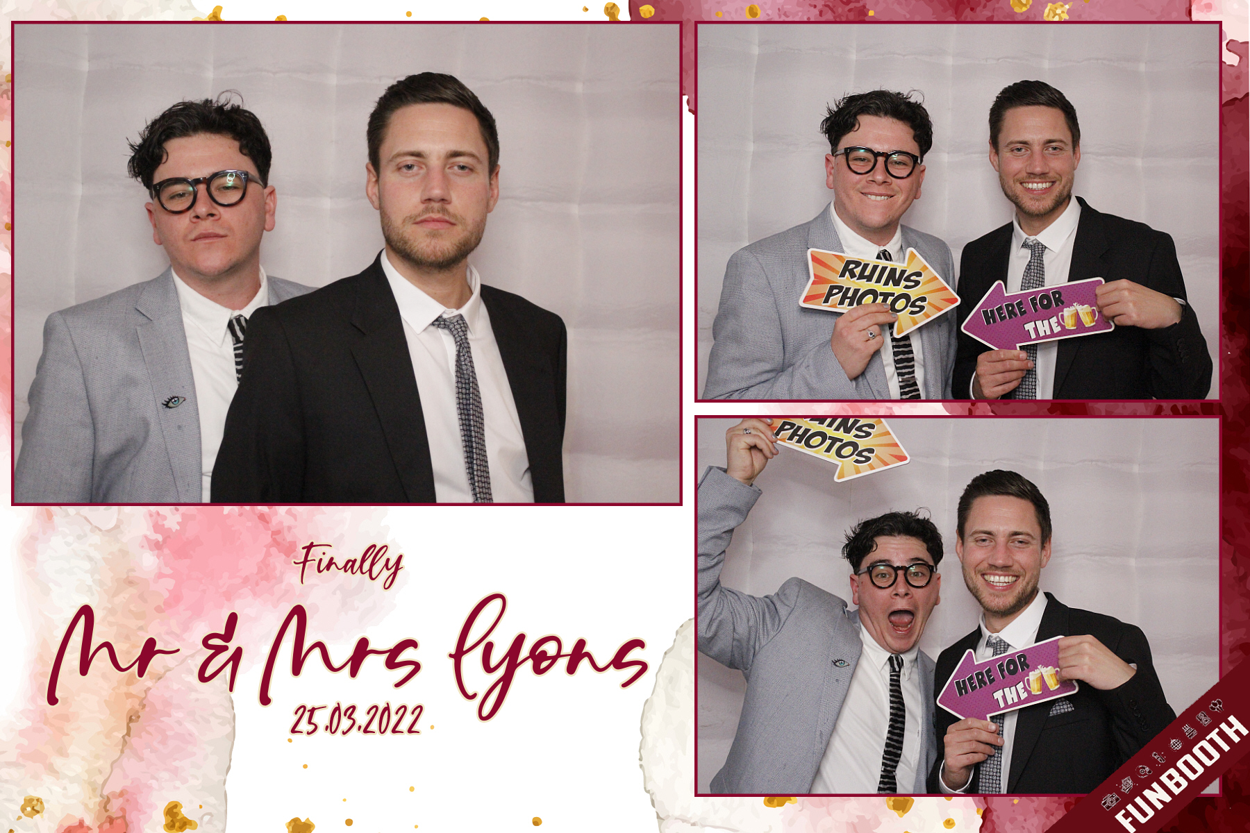 Mr & Mrs Lyons Wedding | View more photos from the event at gallery.funbooth.uk.com/u/FunboothLTD1/Mr-Mrs-Lyons-Wedding
