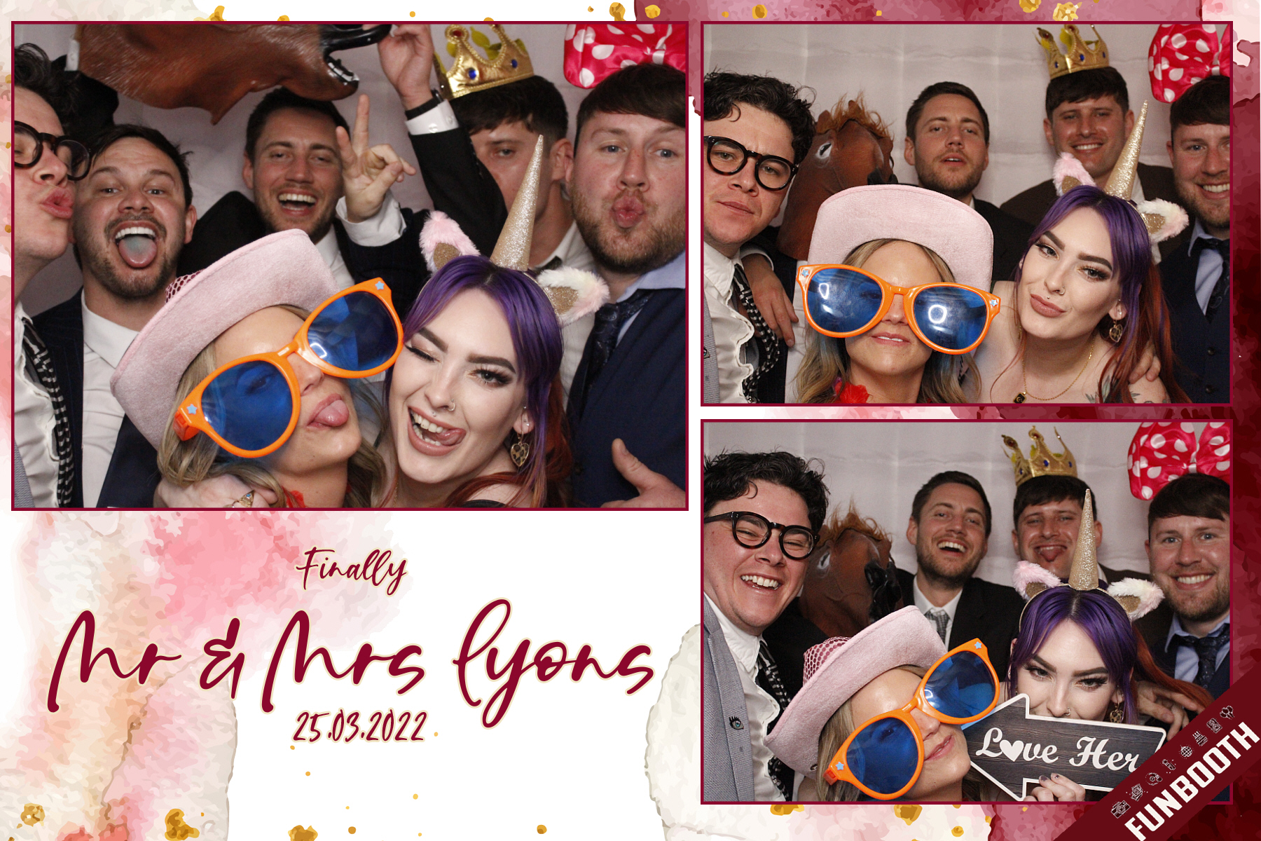Mr & Mrs Lyons Wedding | View more photos from the event at gallery.funbooth.uk.com/u/FunboothLTD1/Mr-Mrs-Lyons-Wedding