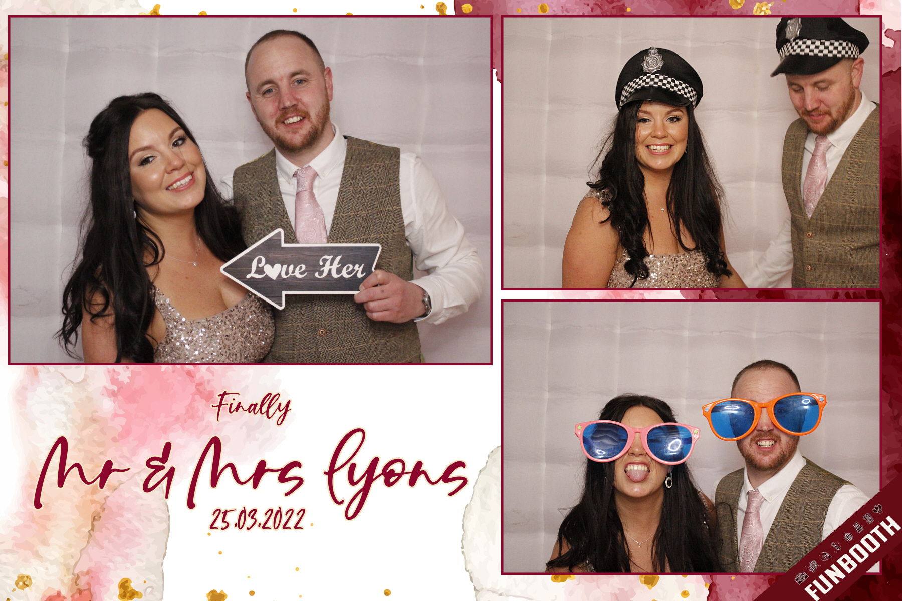 Mr & Mrs Lyons Wedding | View more photos from the event at gallery.funbooth.uk.com/u/FunboothLTD1/Mr-Mrs-Lyons-Wedding