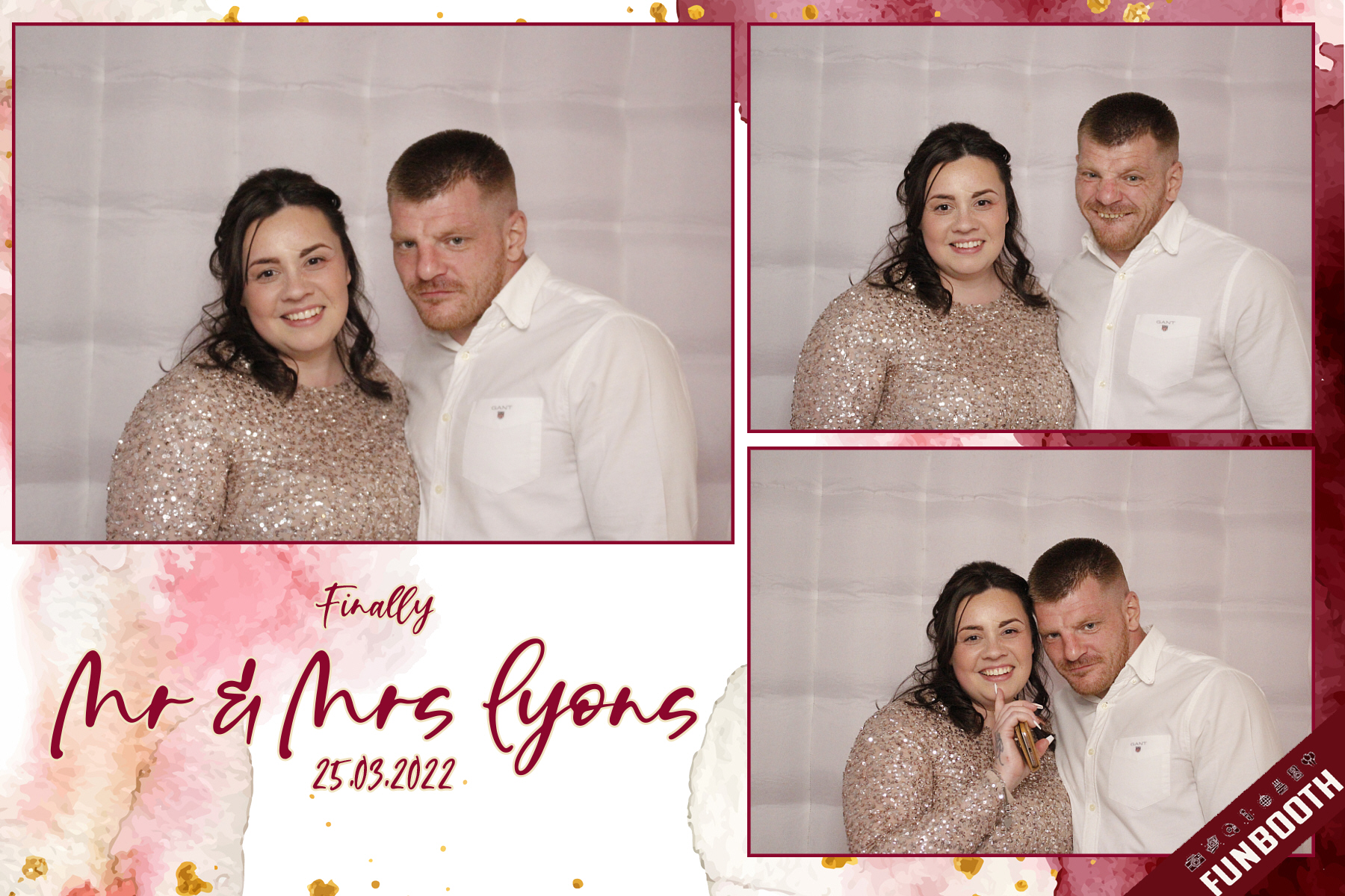 Mr & Mrs Lyons Wedding | View more photos from the event at gallery.funbooth.uk.com/u/FunboothLTD1/Mr-Mrs-Lyons-Wedding