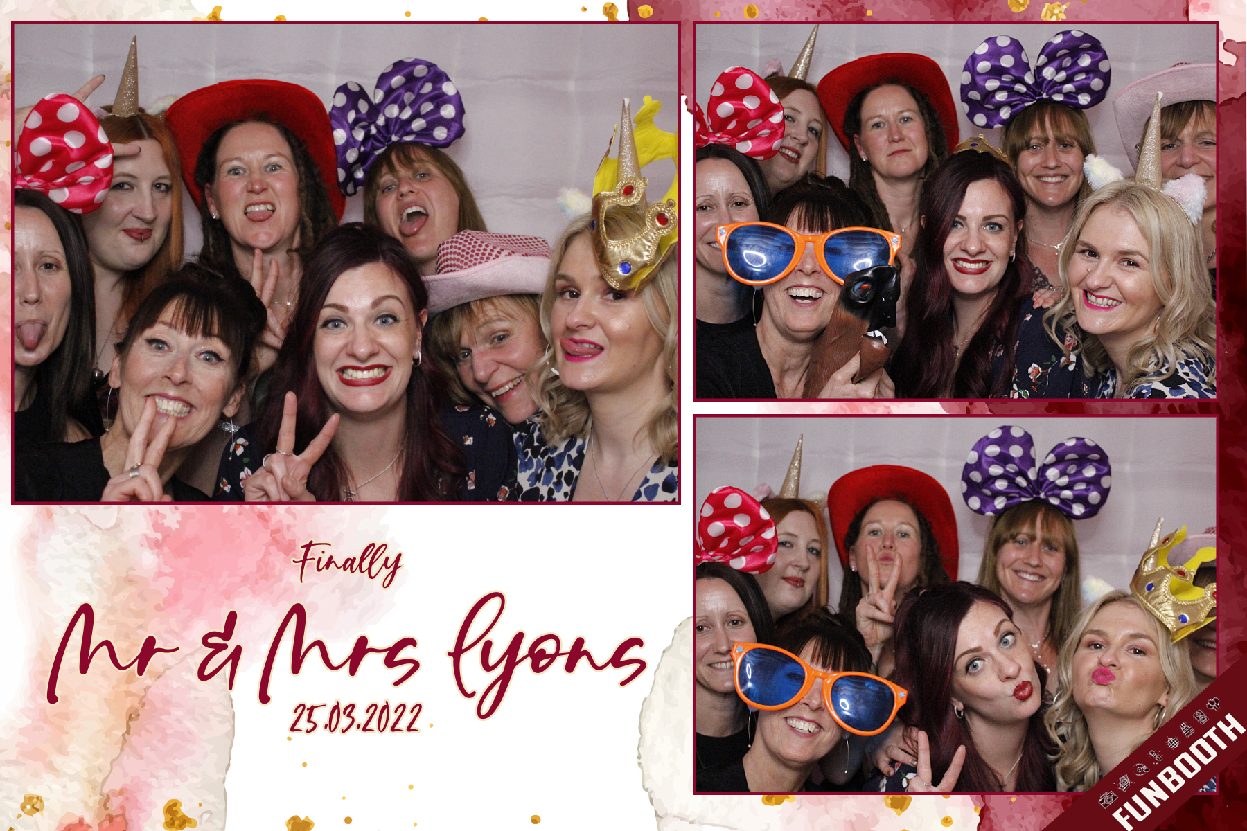 Mr & Mrs Lyons Wedding | View more photos from the event at gallery.funbooth.uk.com/u/FunboothLTD1/Mr-Mrs-Lyons-Wedding