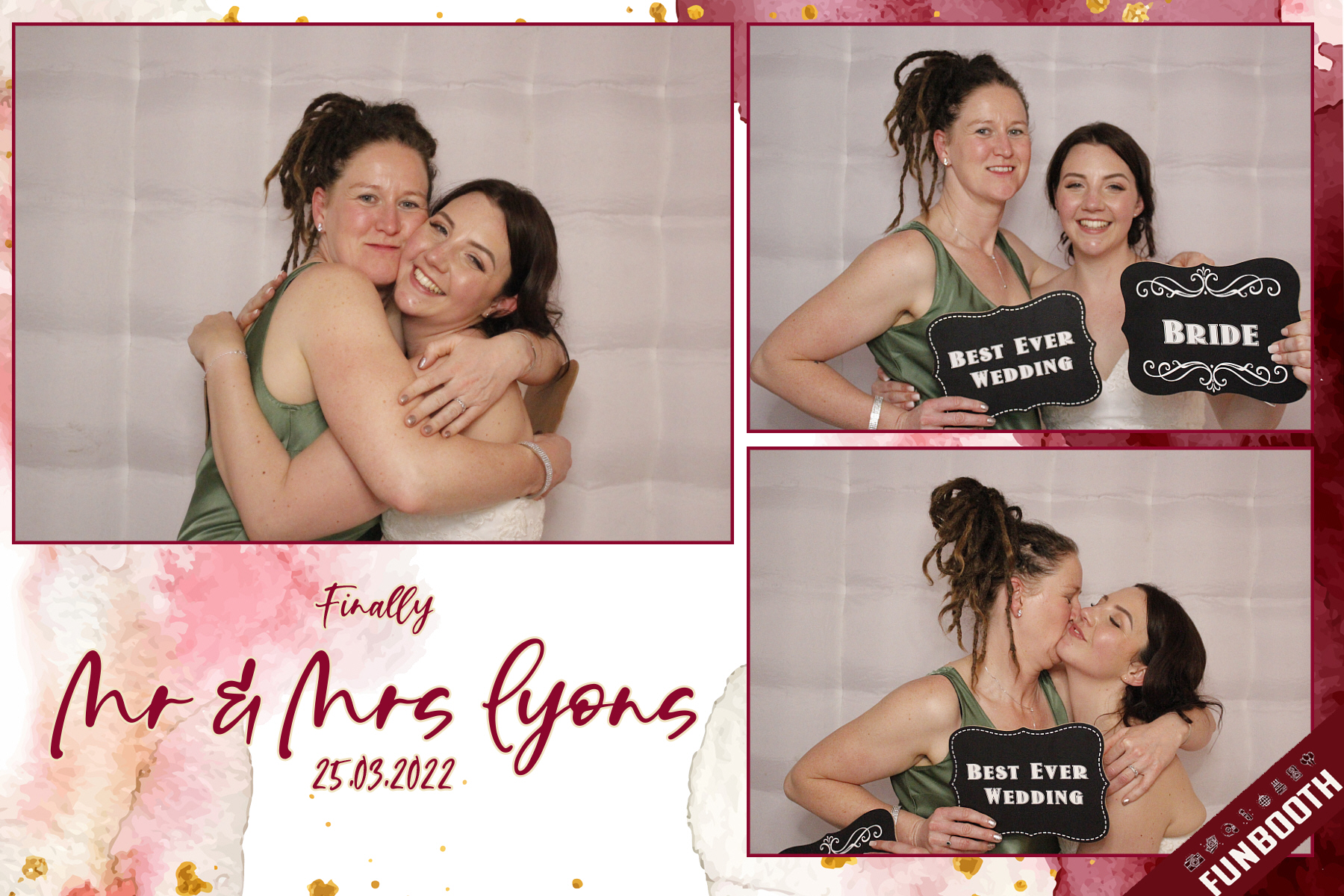 Mr & Mrs Lyons Wedding | View more photos from the event at gallery.funbooth.uk.com/u/FunboothLTD1/Mr-Mrs-Lyons-Wedding