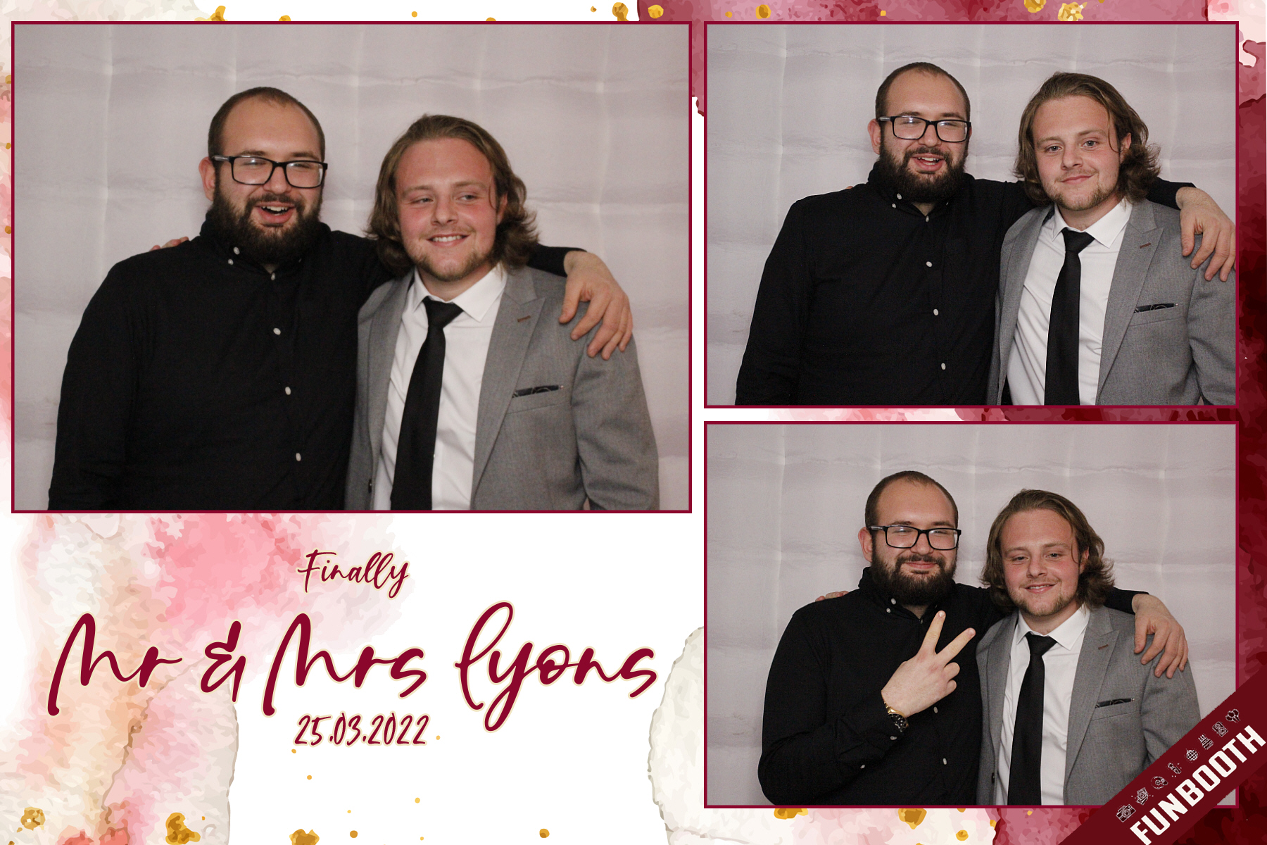 Mr & Mrs Lyons Wedding | View more photos from the event at gallery.funbooth.uk.com/u/FunboothLTD1/Mr-Mrs-Lyons-Wedding