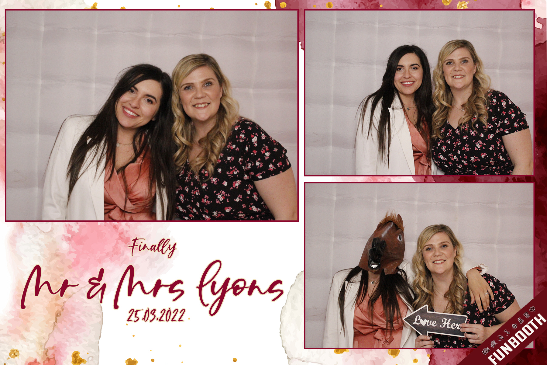 Mr & Mrs Lyons Wedding | View more photos from the event at gallery.funbooth.uk.com/u/FunboothLTD1/Mr-Mrs-Lyons-Wedding