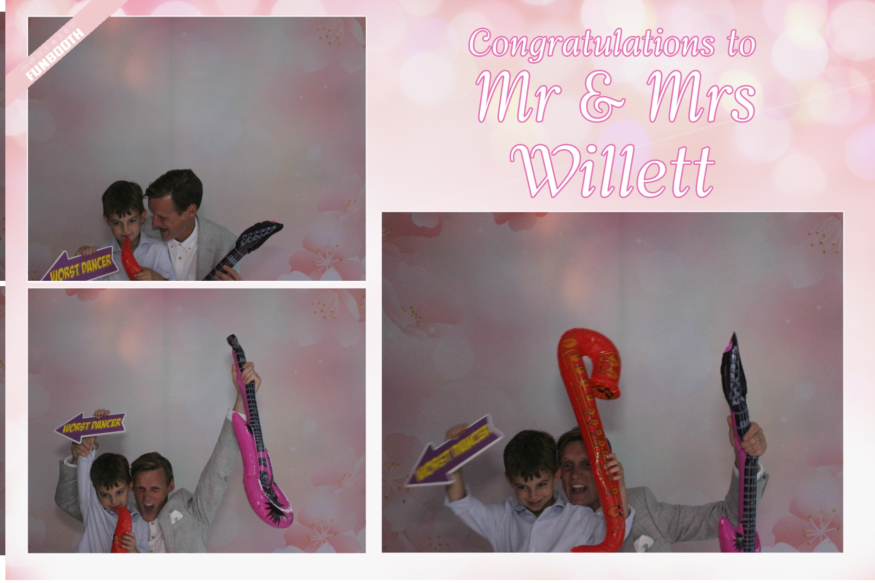 Mr & Mrs Willett | View more photos from the event at gallery.funbooth.uk.com/u/FunboothLTD1/Mr-Mrs-Willett