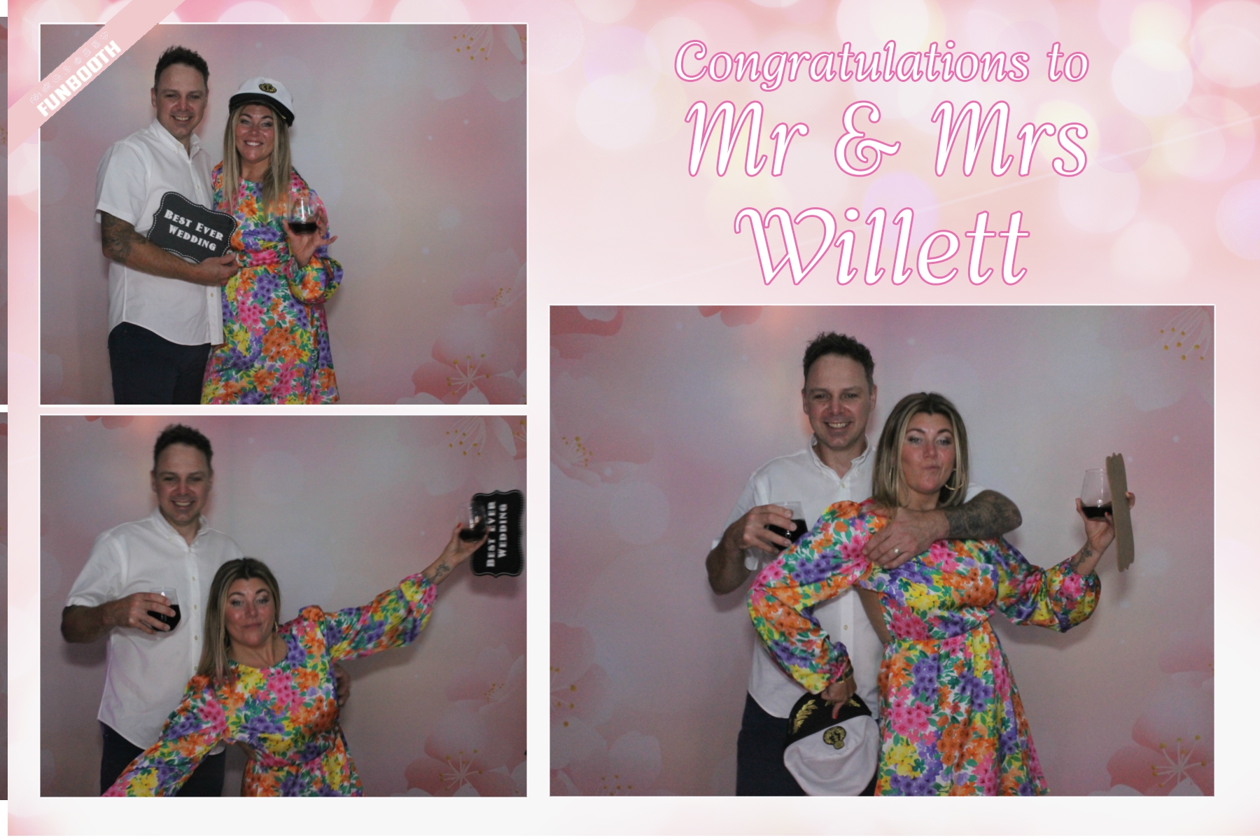 Mr & Mrs Willett | View more photos from the event at gallery.funbooth.uk.com/u/FunboothLTD1/Mr-Mrs-Willett