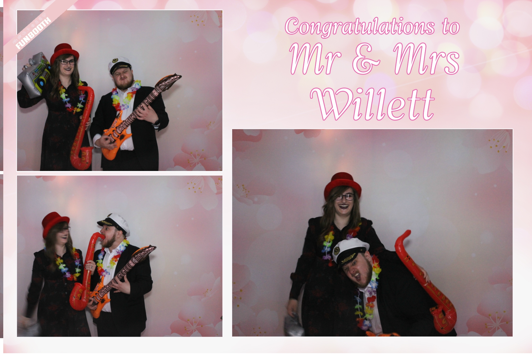 Mr & Mrs Willett | View more photos from the event at gallery.funbooth.uk.com/u/FunboothLTD1/Mr-Mrs-Willett