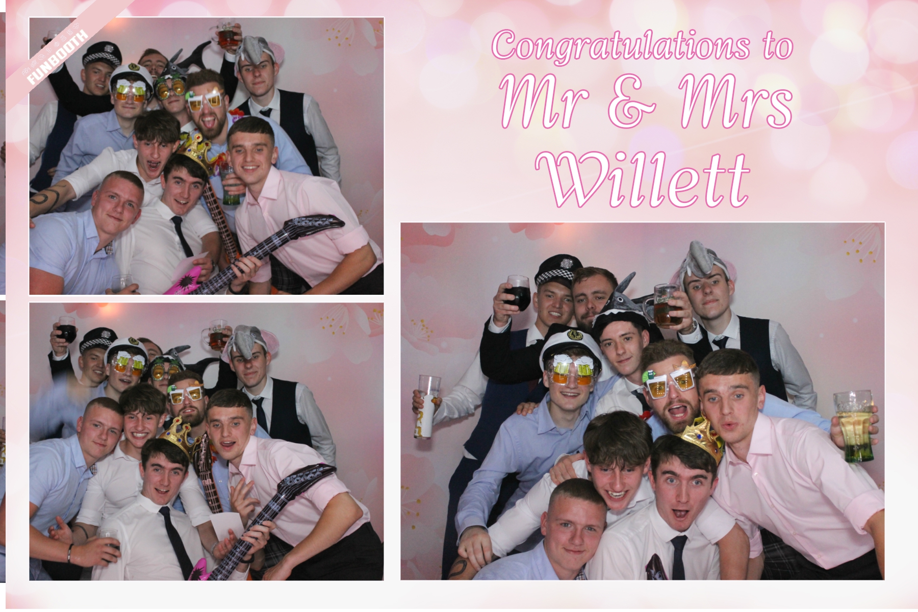 Mr & Mrs Willett | View more photos from the event at gallery.funbooth.uk.com/u/FunboothLTD1/Mr-Mrs-Willett