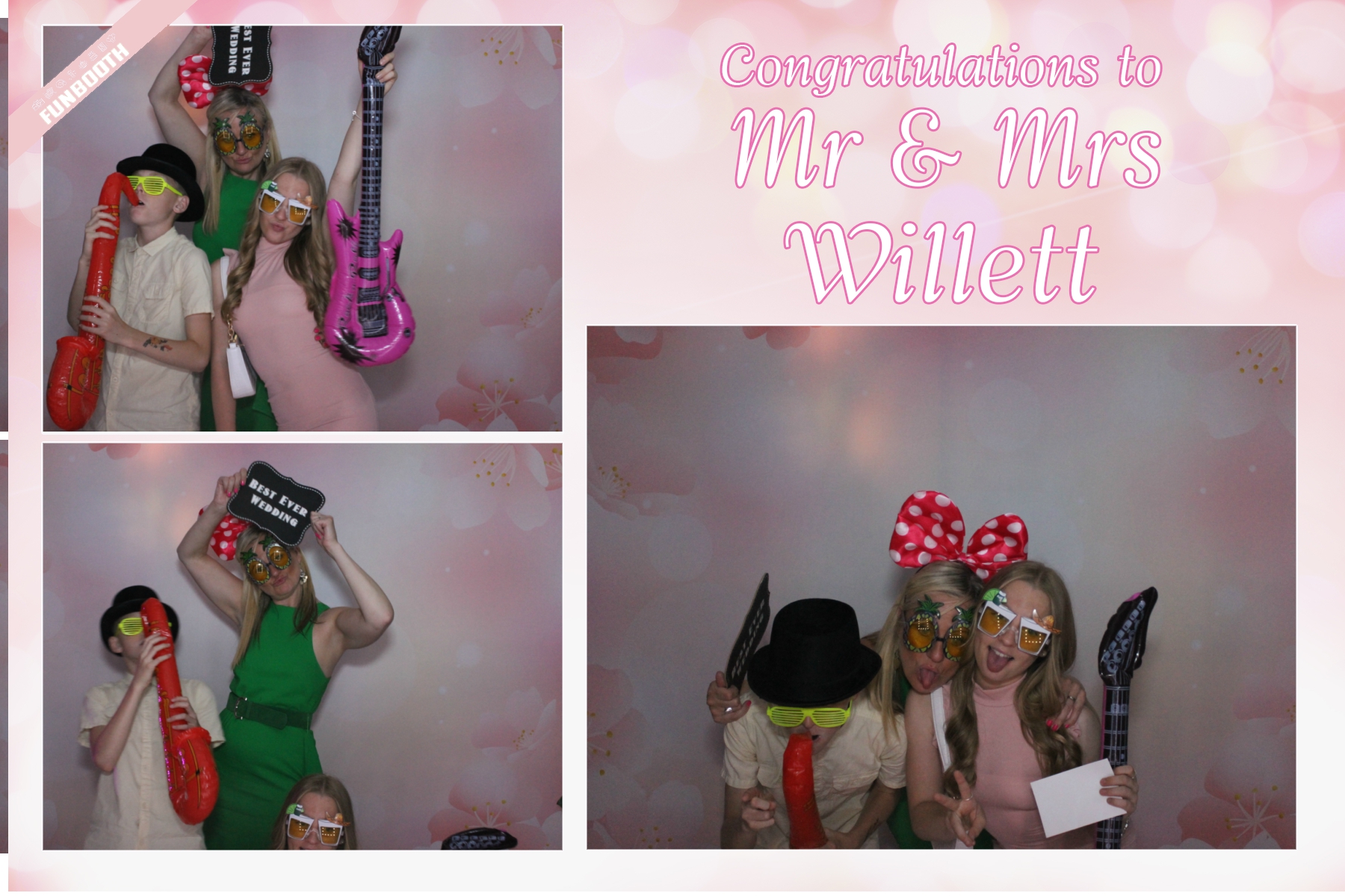 Mr & Mrs Willett | View more photos from the event at gallery.funbooth.uk.com/u/FunboothLTD1/Mr-Mrs-Willett