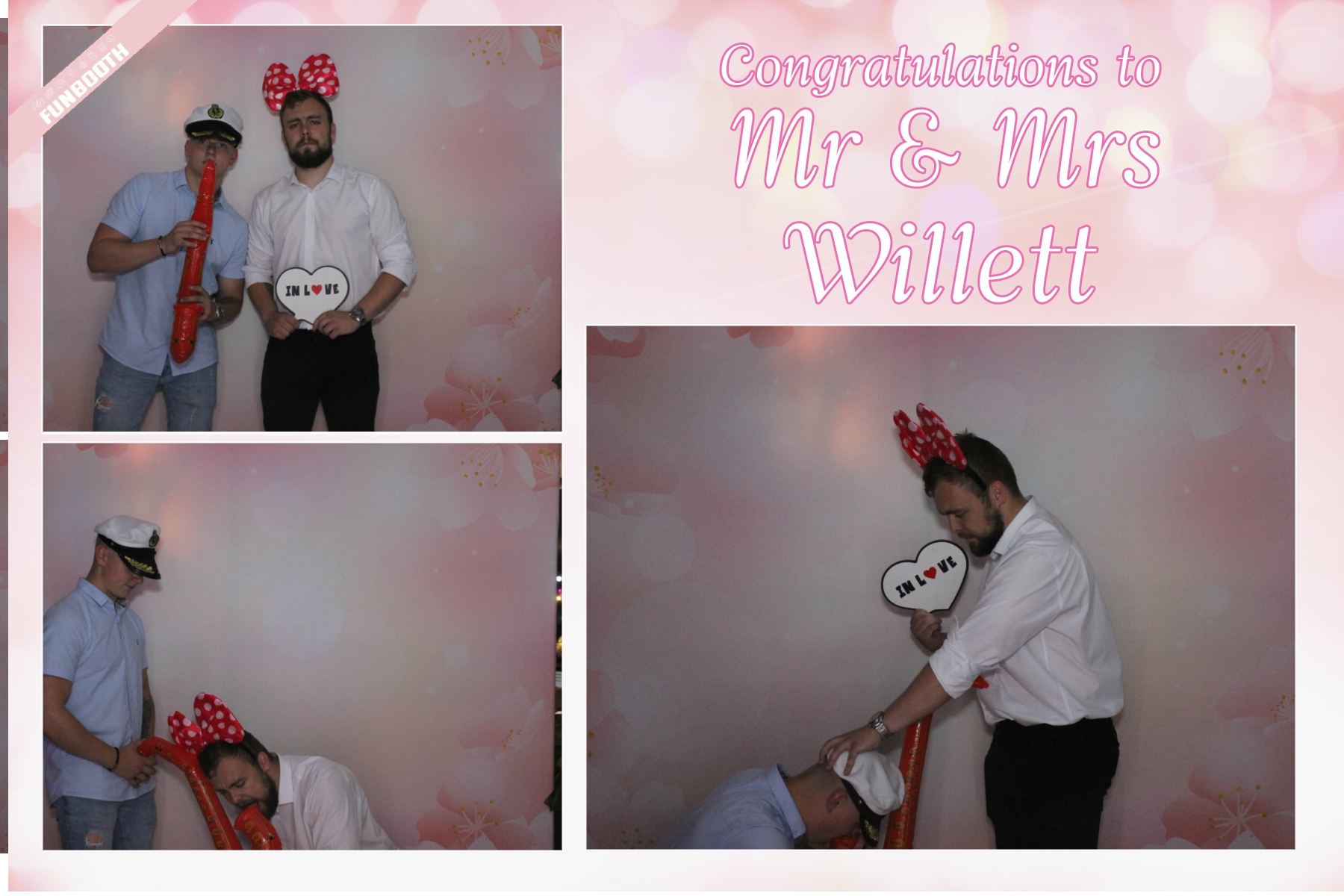 Mr & Mrs Willett | View more photos from the event at gallery.funbooth.uk.com/u/FunboothLTD1/Mr-Mrs-Willett