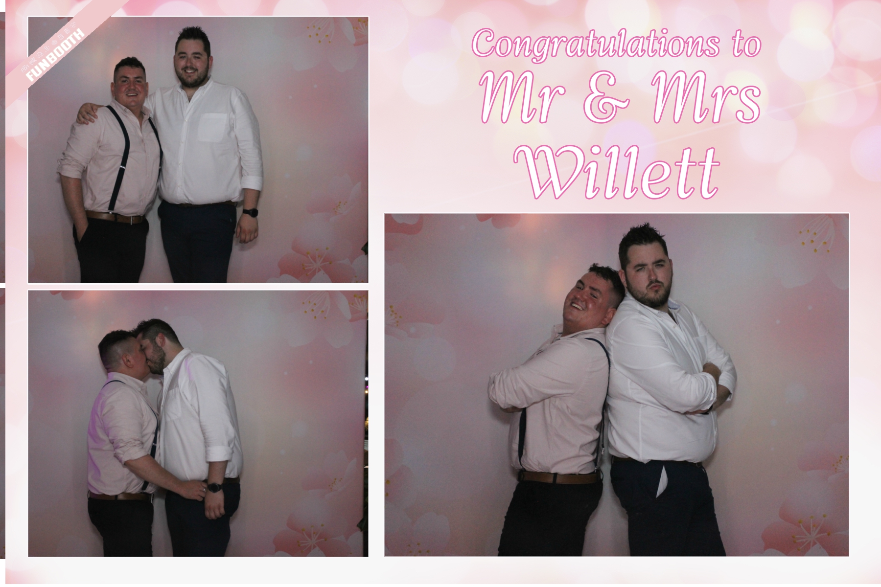 Mr & Mrs Willett | View more photos from the event at gallery.funbooth.uk.com/u/FunboothLTD1/Mr-Mrs-Willett